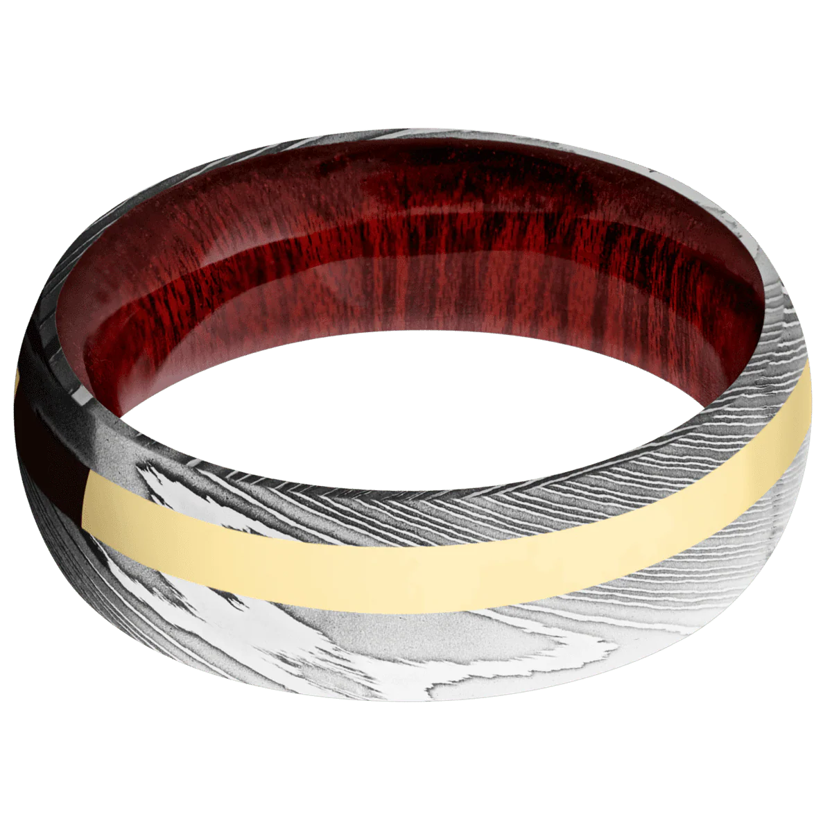 Damascus + Polish Finish + Blood Wood - Image 3