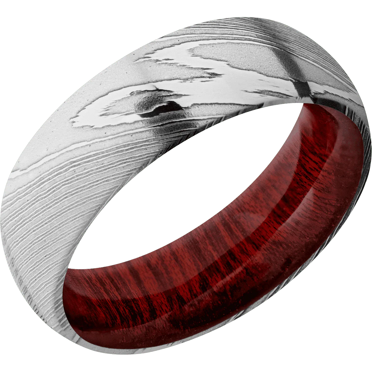 Damascus + Polish Finish + Blood Wood - Image 2