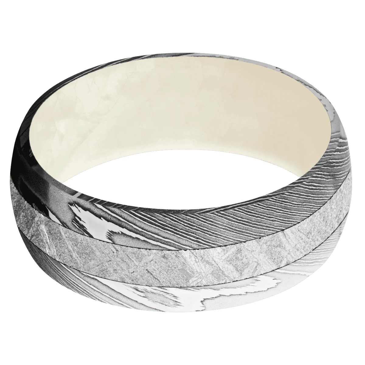 Damascus + Polish Finish + Freshwater Mother of Pearl - Image 3