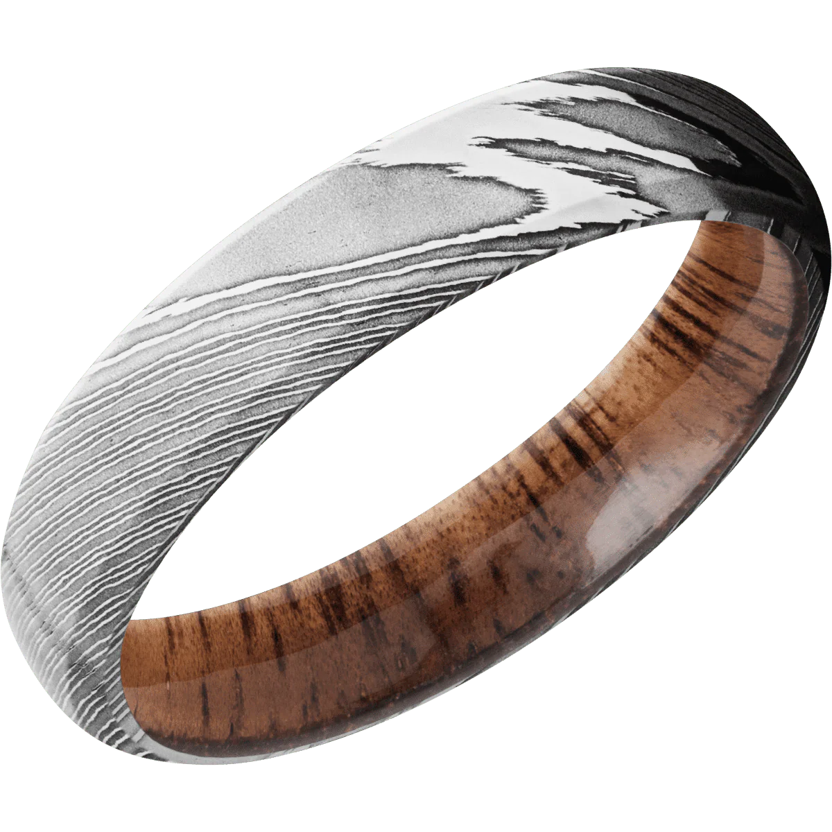 Damascus + Polish Finish + Koa - Image 2
