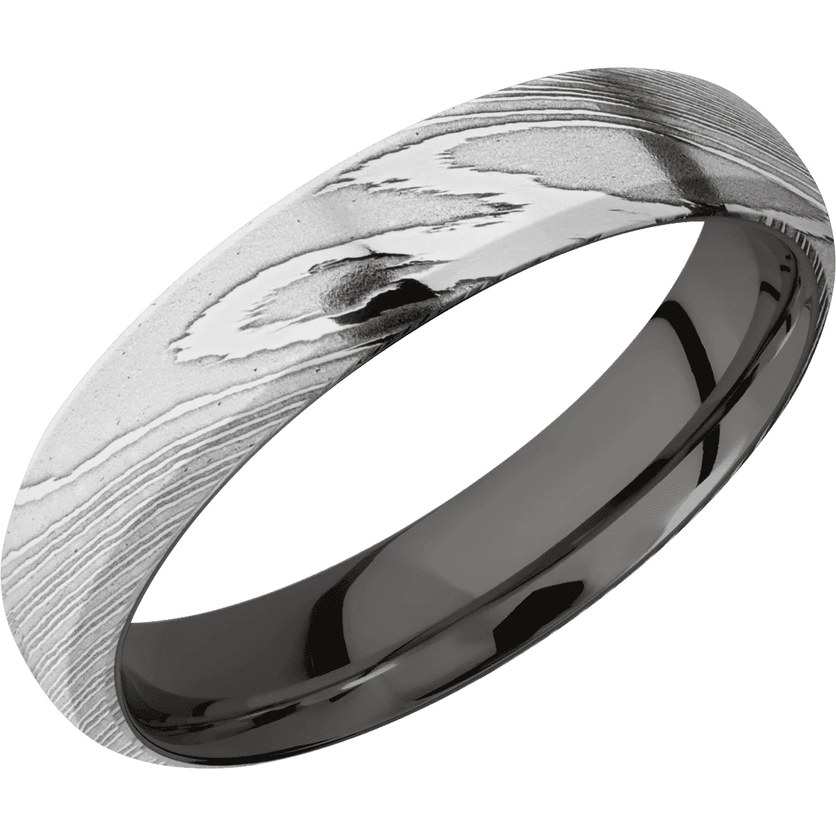 Damascus + Polish Finish + Tantalum Noir - Image 2