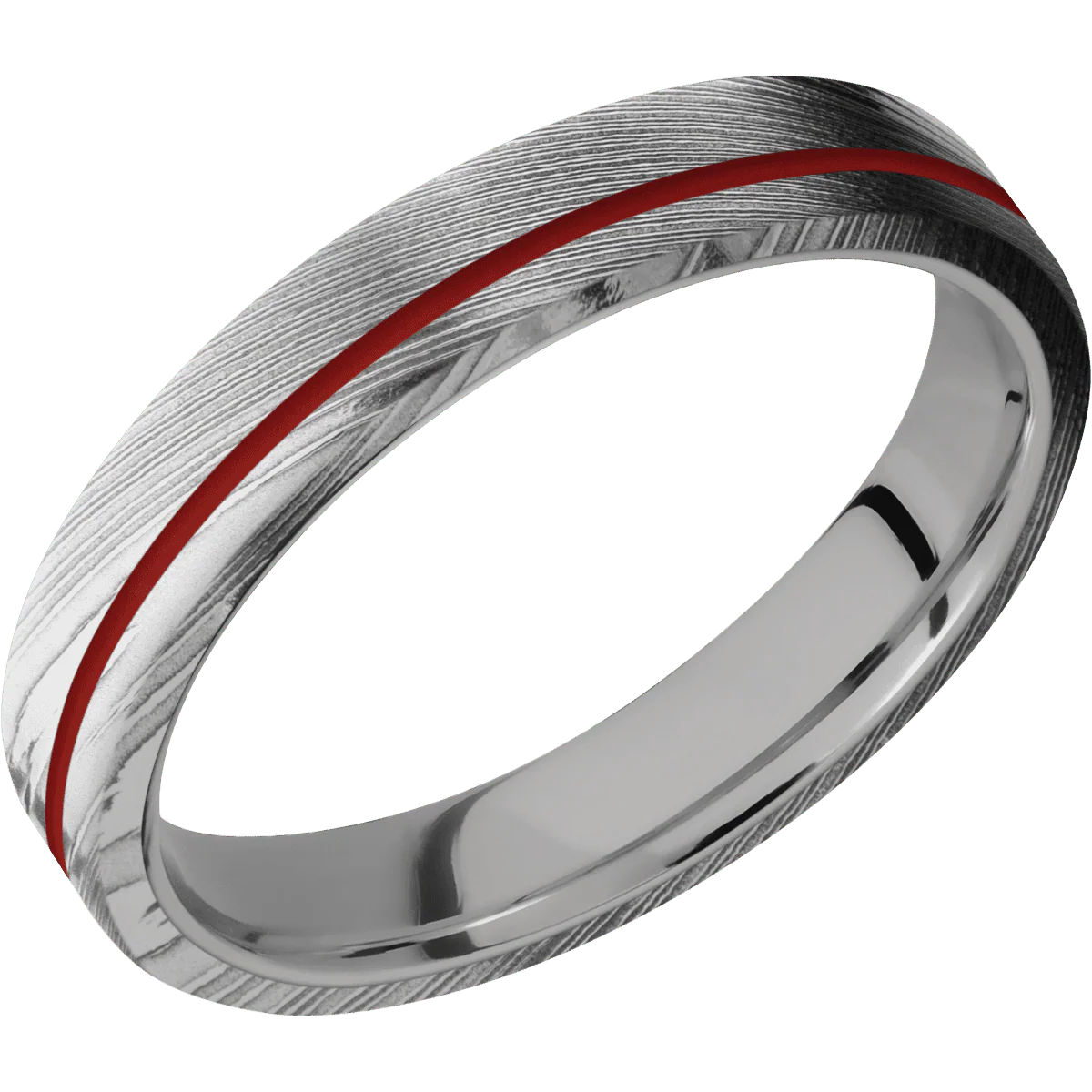 Damascus + Polish Finish + Titanium - Image 2