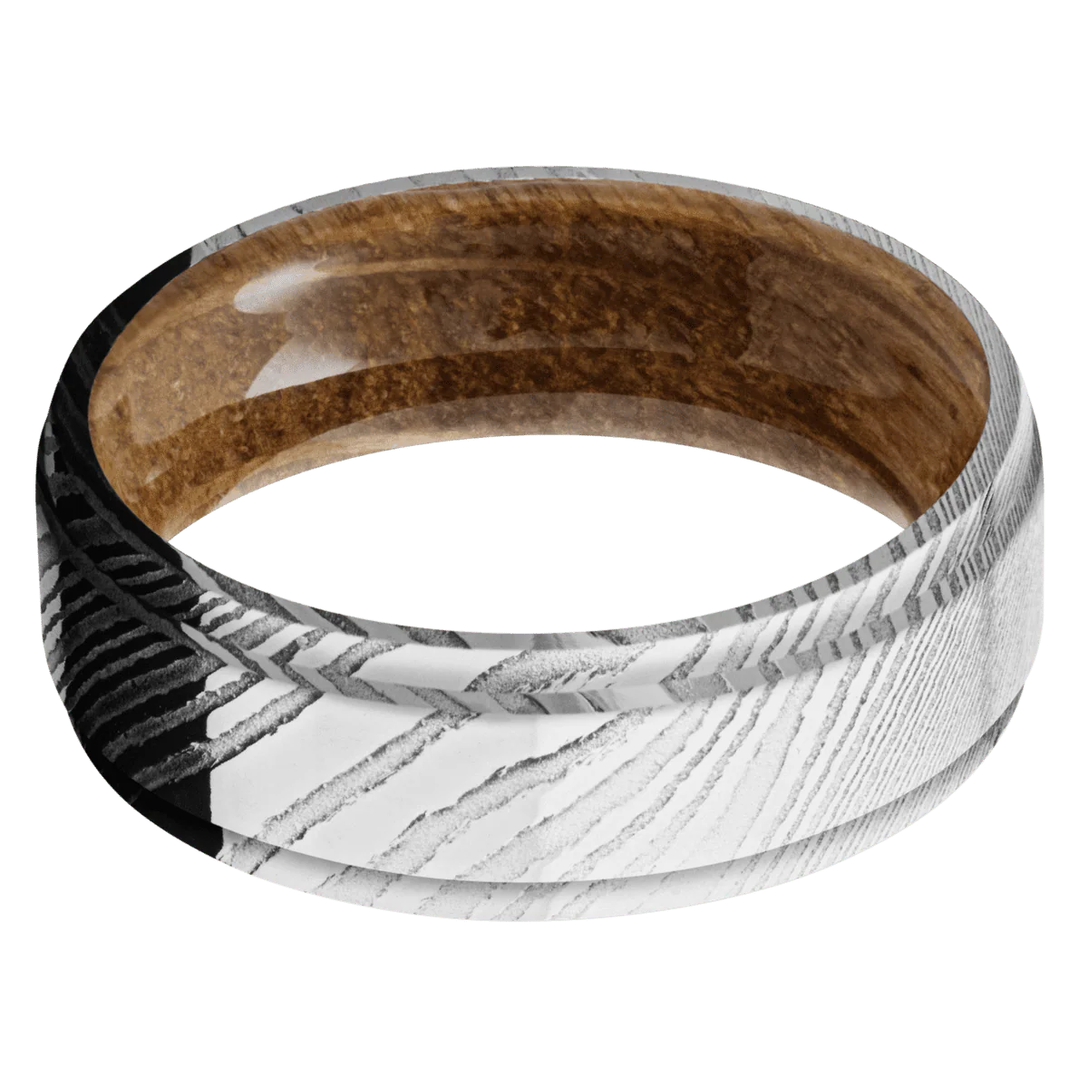 Damascus + Polish Finish + Whiskey Barrel - Image 3