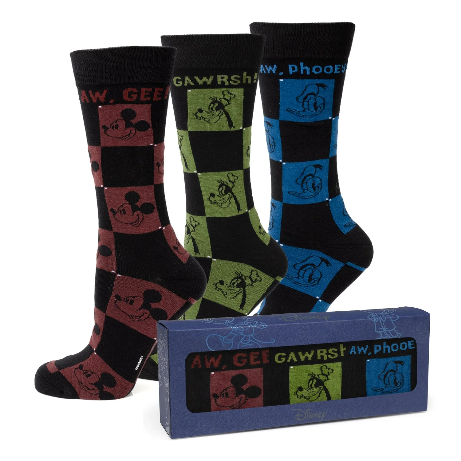 Disney Mickey and Friends Checkered Black Gift Set - Image 2
