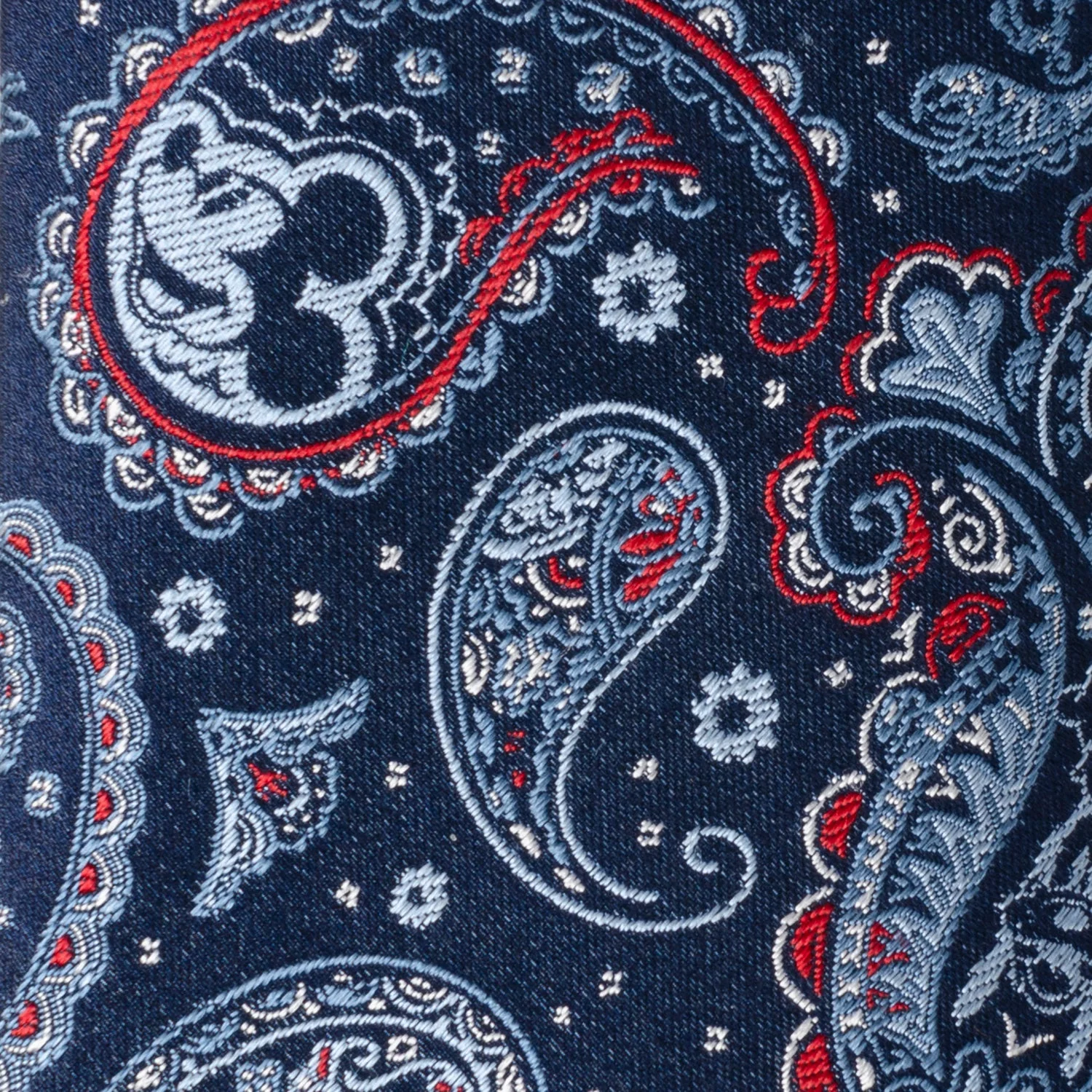 Disney Mickey and Friends Paisley Blue Multi Men's Tie - Image 4