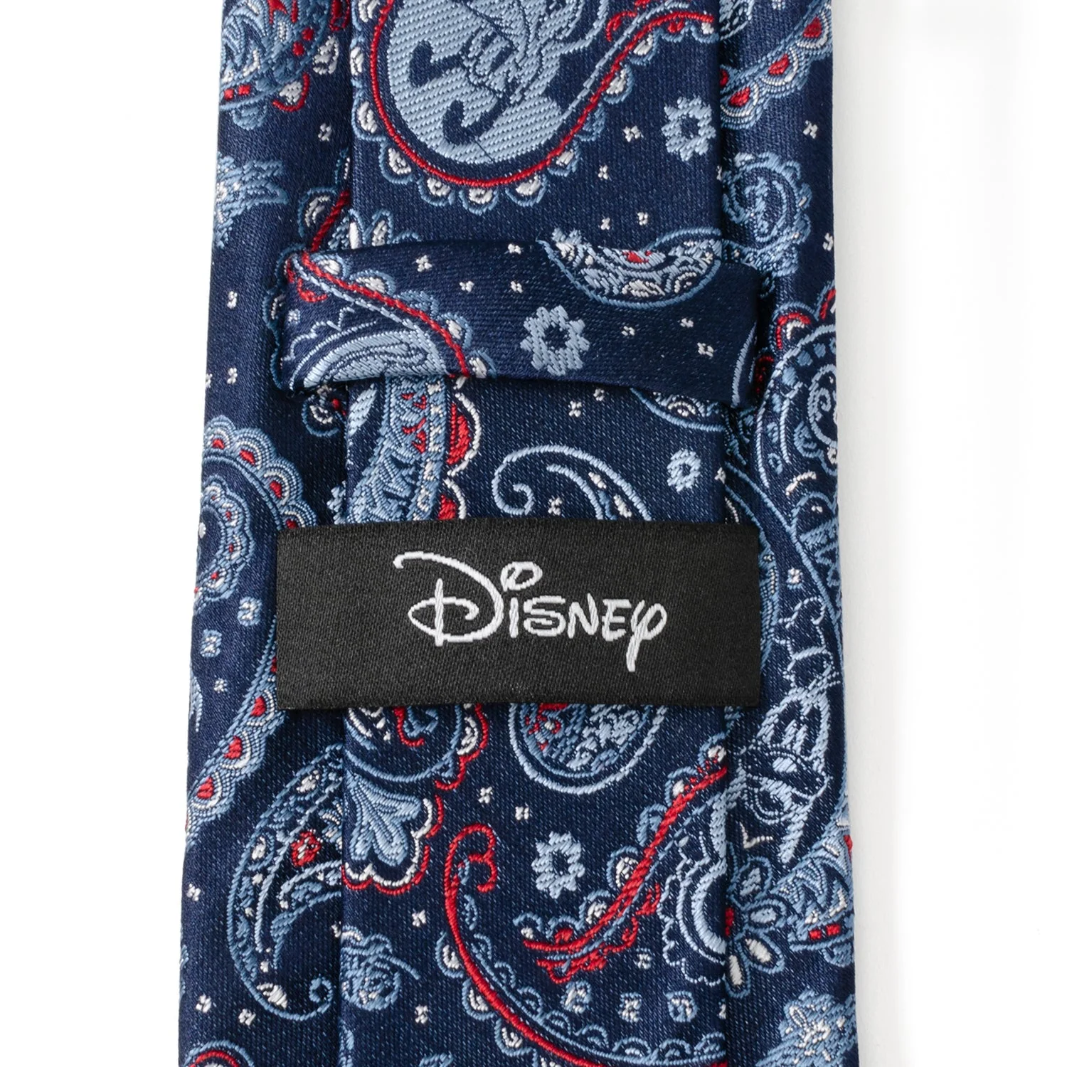 Disney Mickey and Friends Paisley Blue Multi Men's Tie - Image 5
