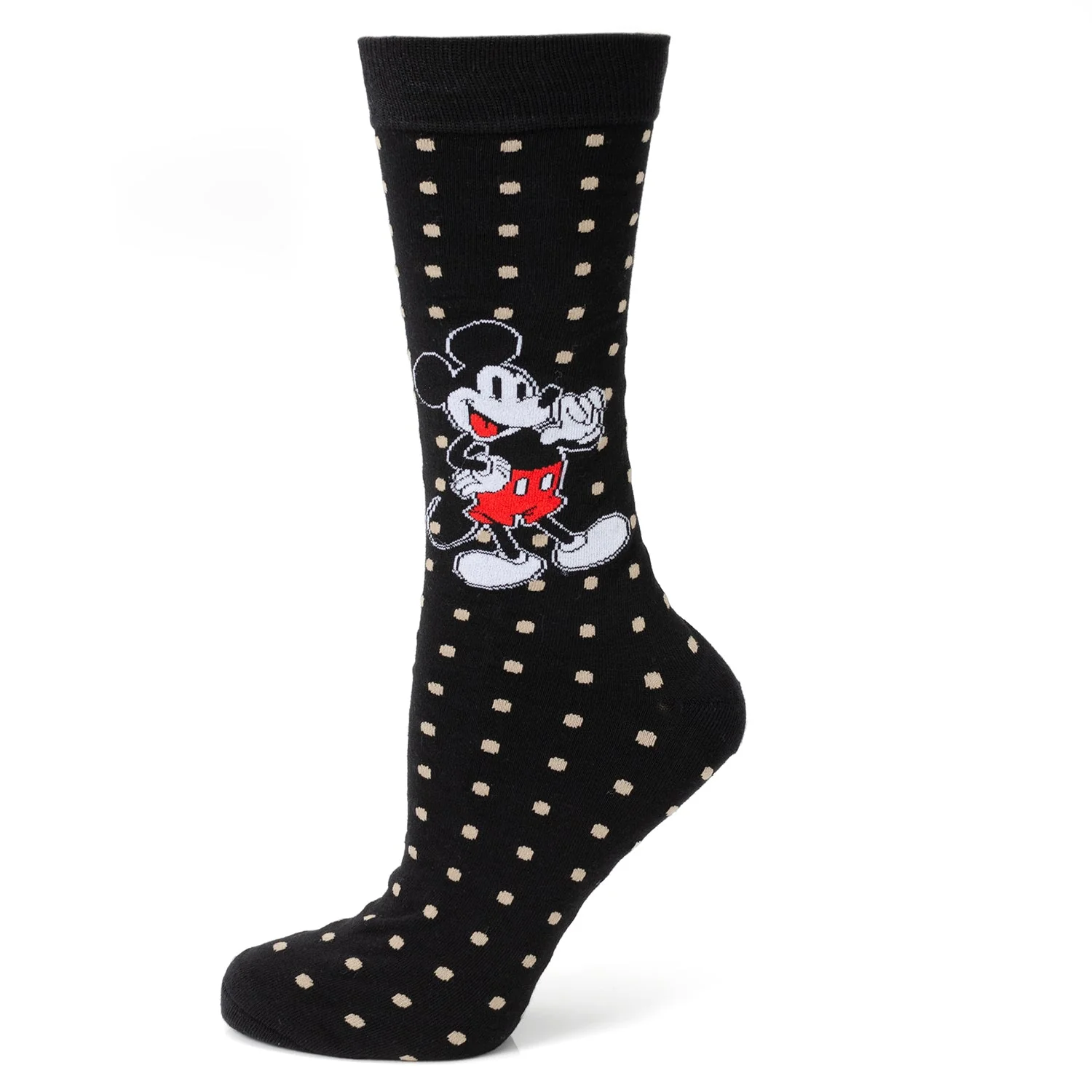 Disney Mickey Mouse Dot Socks and Blue Lapel Pin Gift Set - Image 4