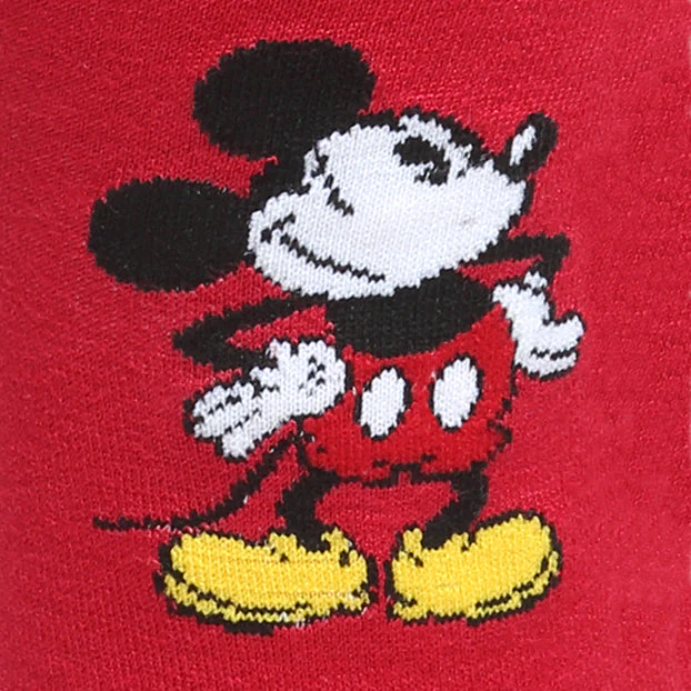 Disney Mickey Mouse Pie-Eyed Red Sock and Mickey Blue Lapel Pin Gift Set - Image 3