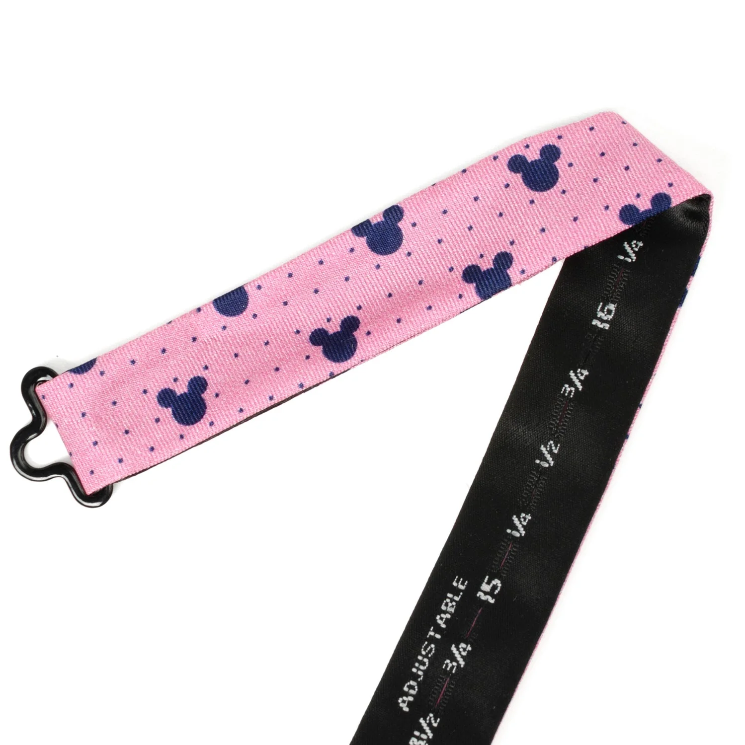 Disney Mickey Mouse Pink Dot Silhouette Pre-Tied Bow Tie - Image 5