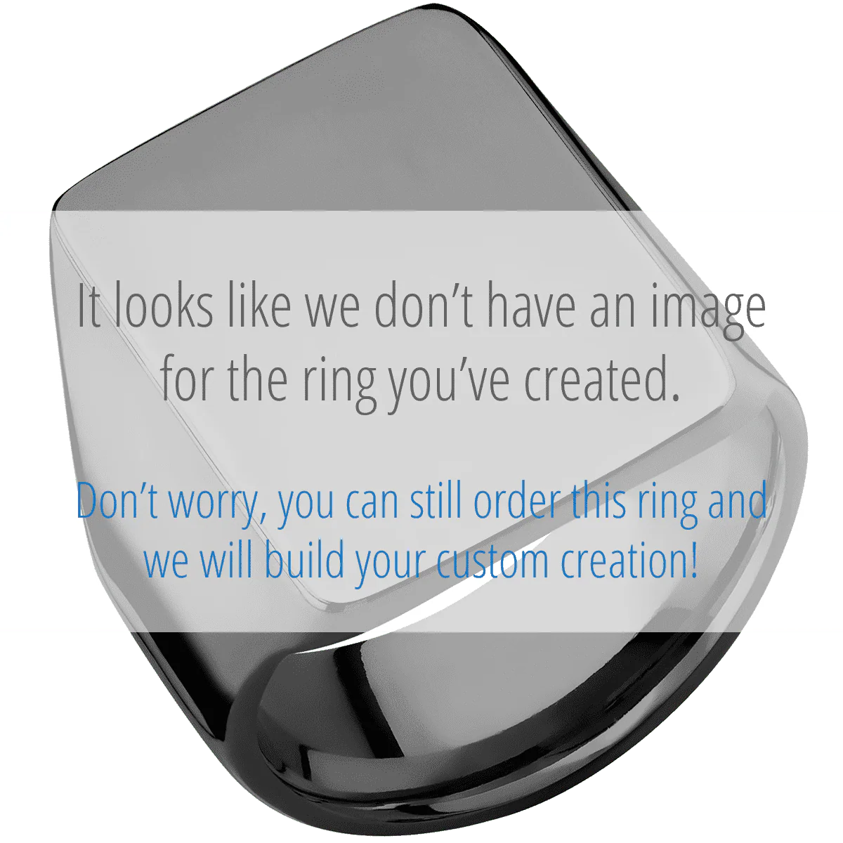 Extra Large Rectangle signet ring (24x17mm) in Zirconium, with a Wide style band, a Red Jasper inlay. - Image 2