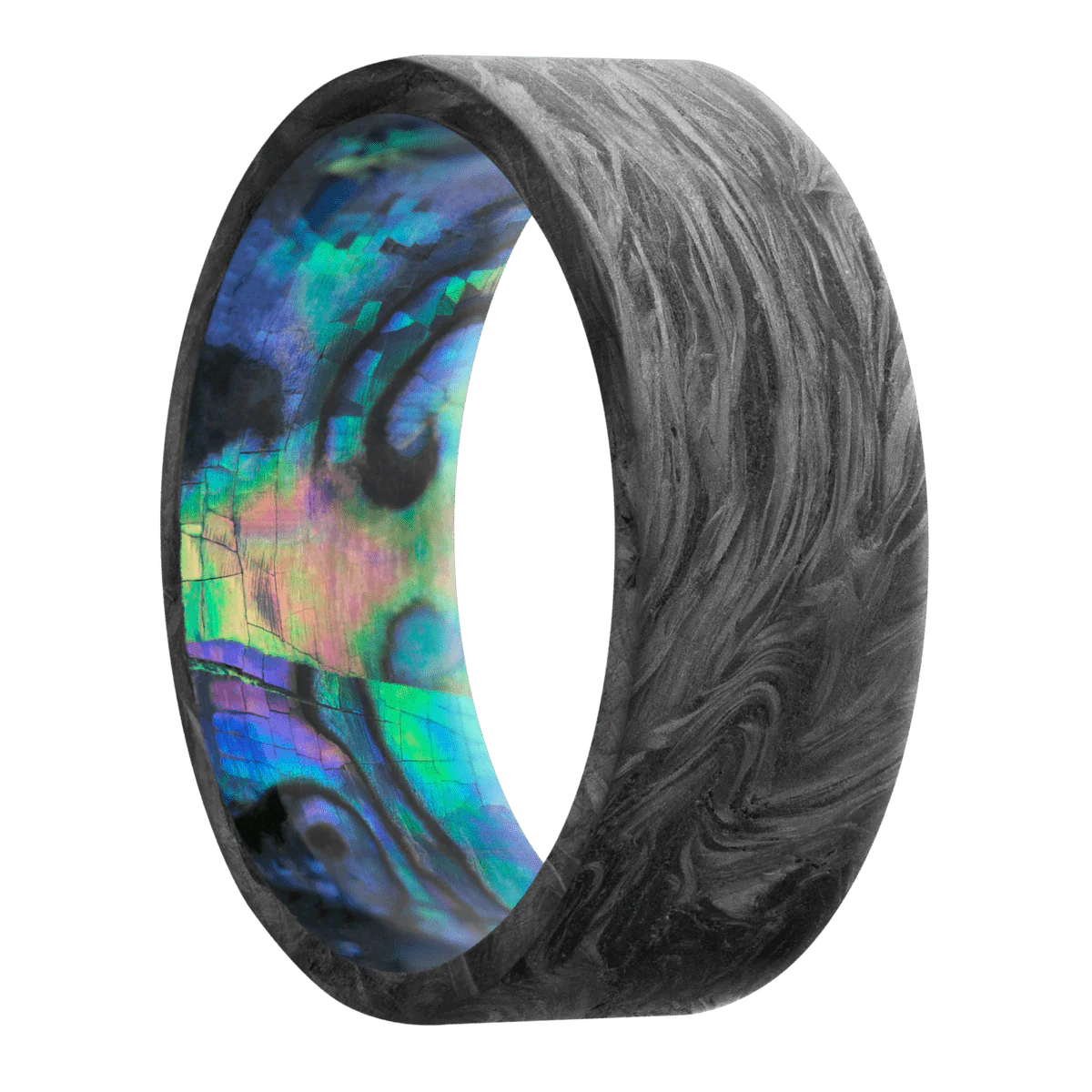 Forged Carbon Fiber + None Finish + Abalone