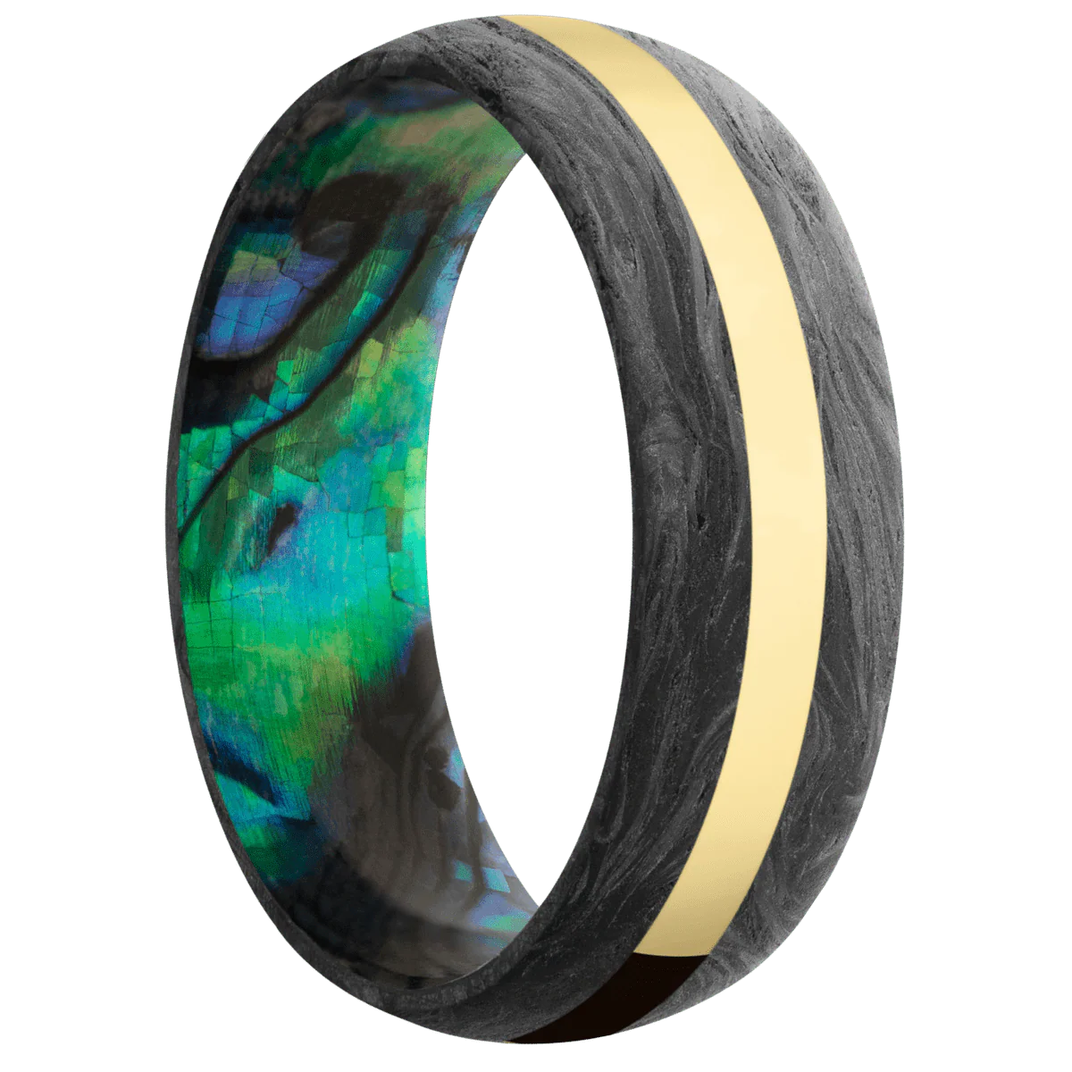 Forged Carbon Fiber + None Finish + Abalone