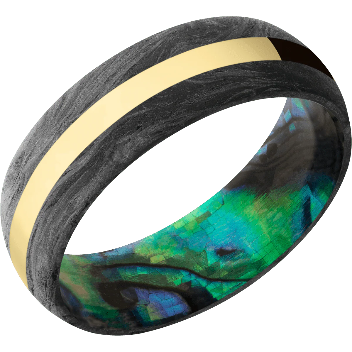 Forged Carbon Fiber + None Finish + Abalone - Image 2