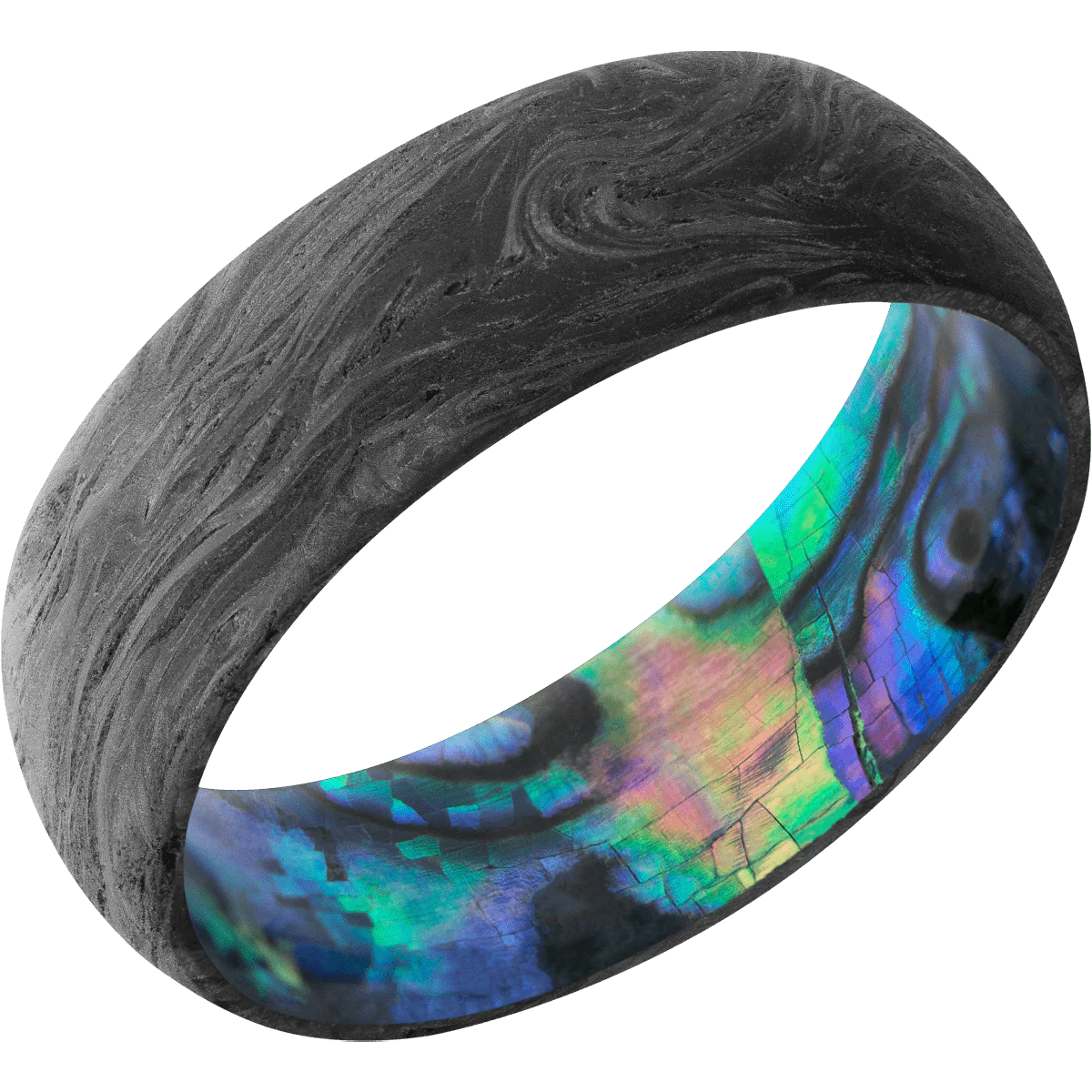Forged Carbon Fiber + None Finish + Abalone - Image 2