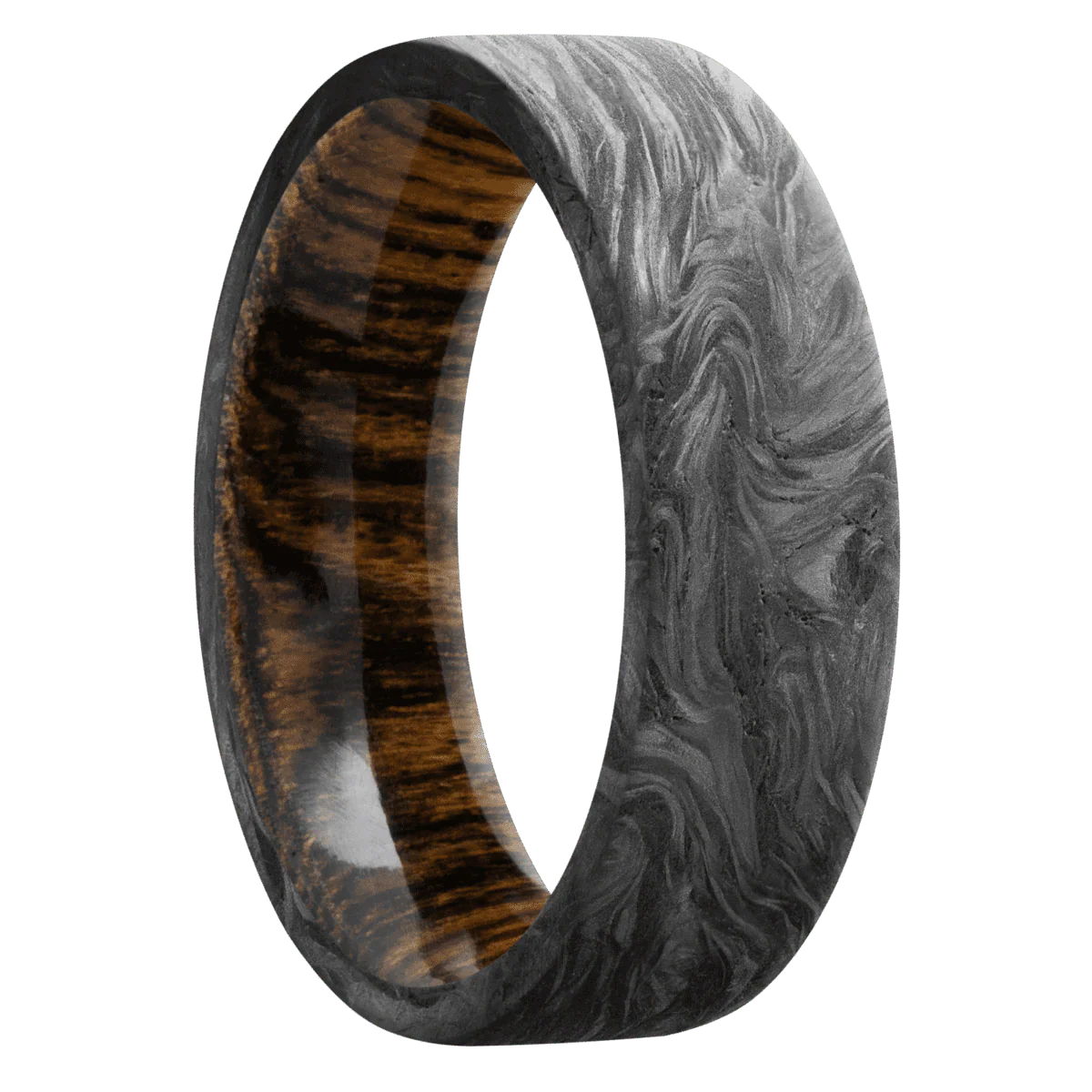 Forged Carbon Fiber + None Finish + Bocote