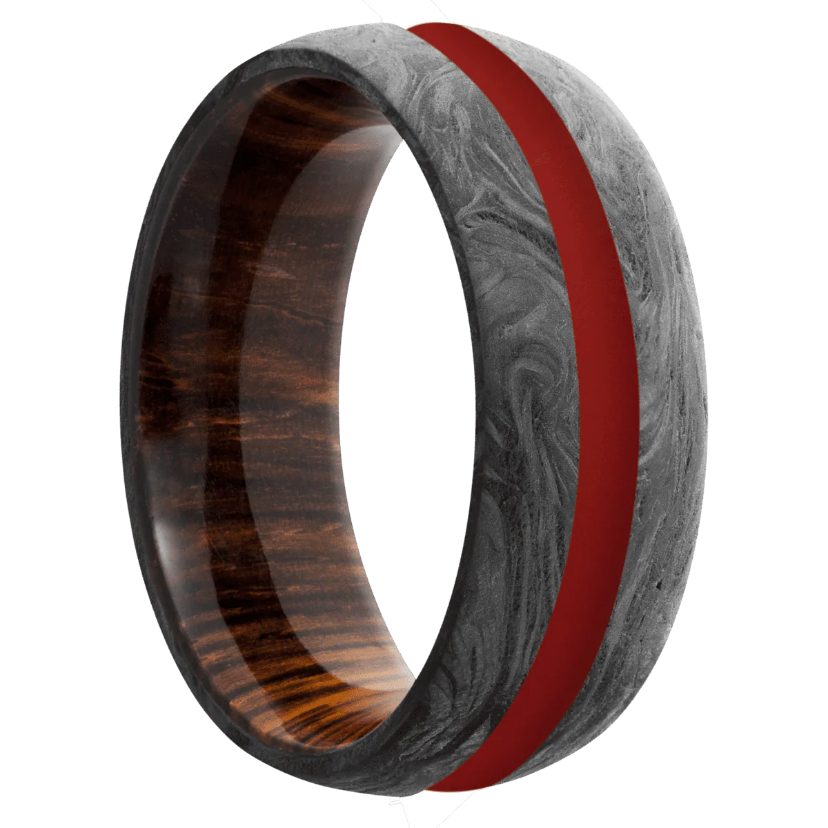Forged Carbon Fiber + None Finish + Cocobolo
