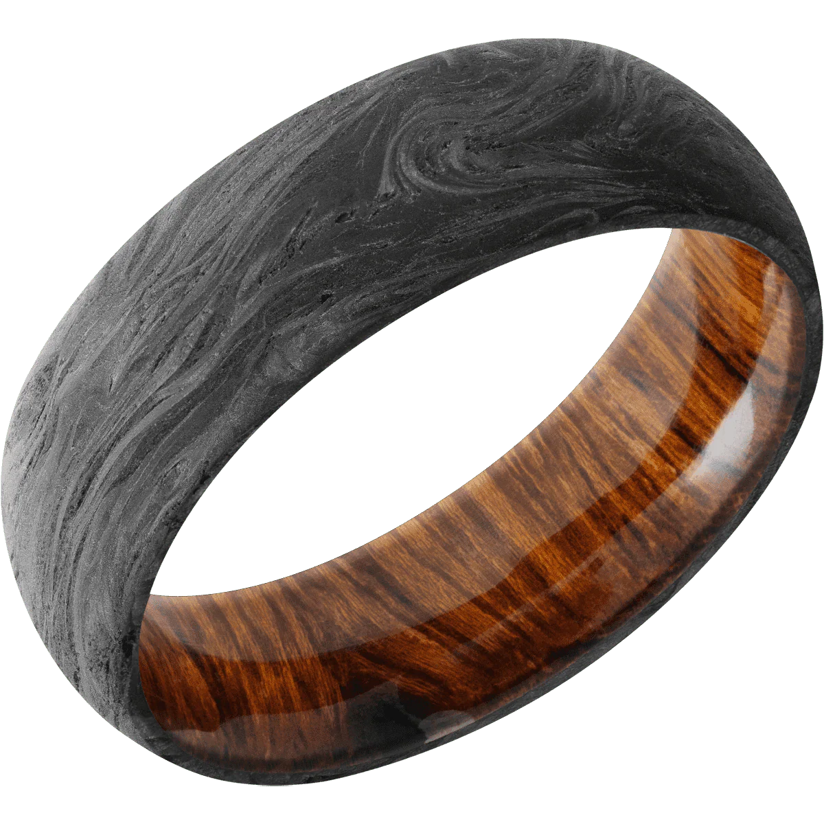Forged Carbon Fiber + None Finish + Desert Iron Wood - Image 2