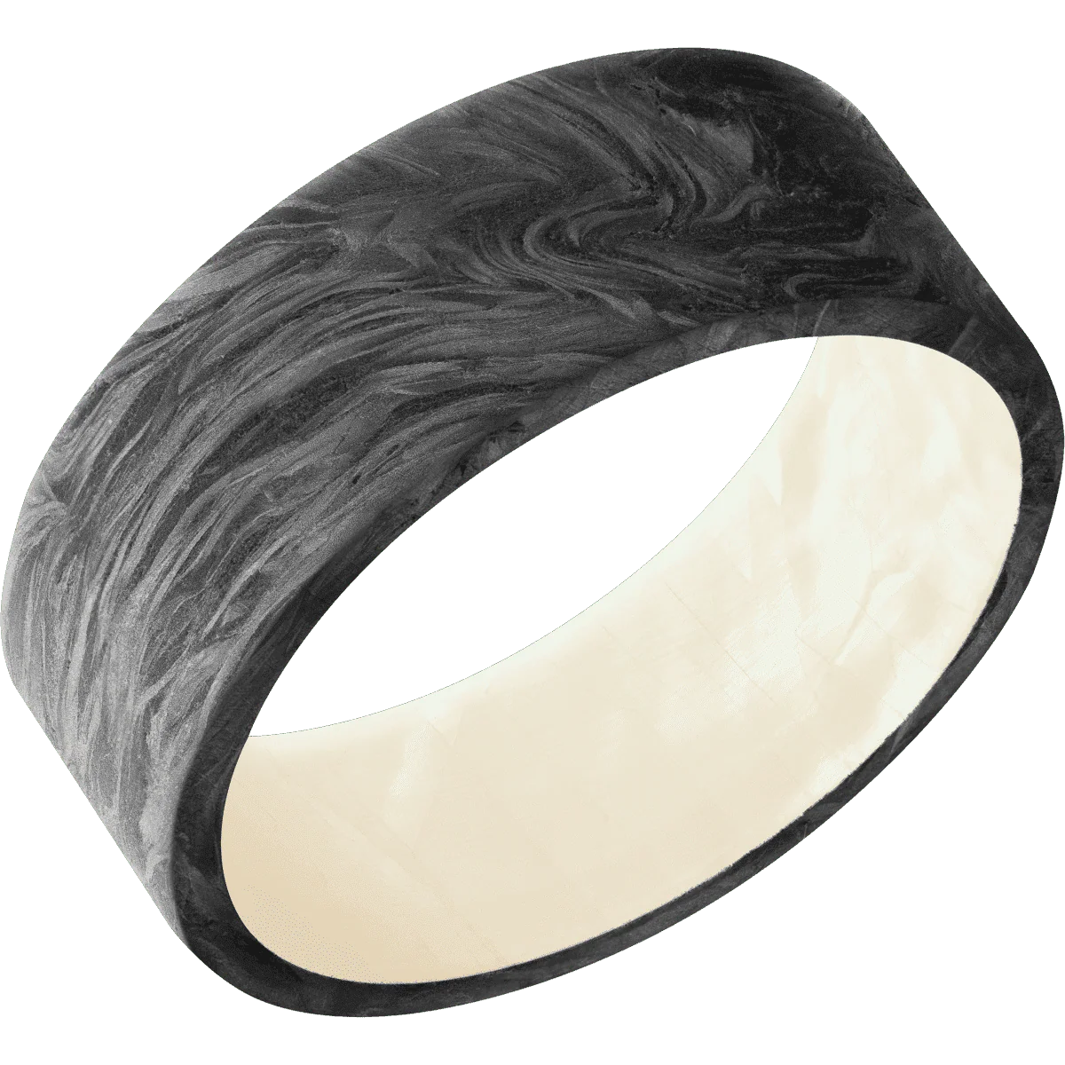 Forged Carbon Fiber + None Finish + Freshwater Mother of Pearl - Image 2