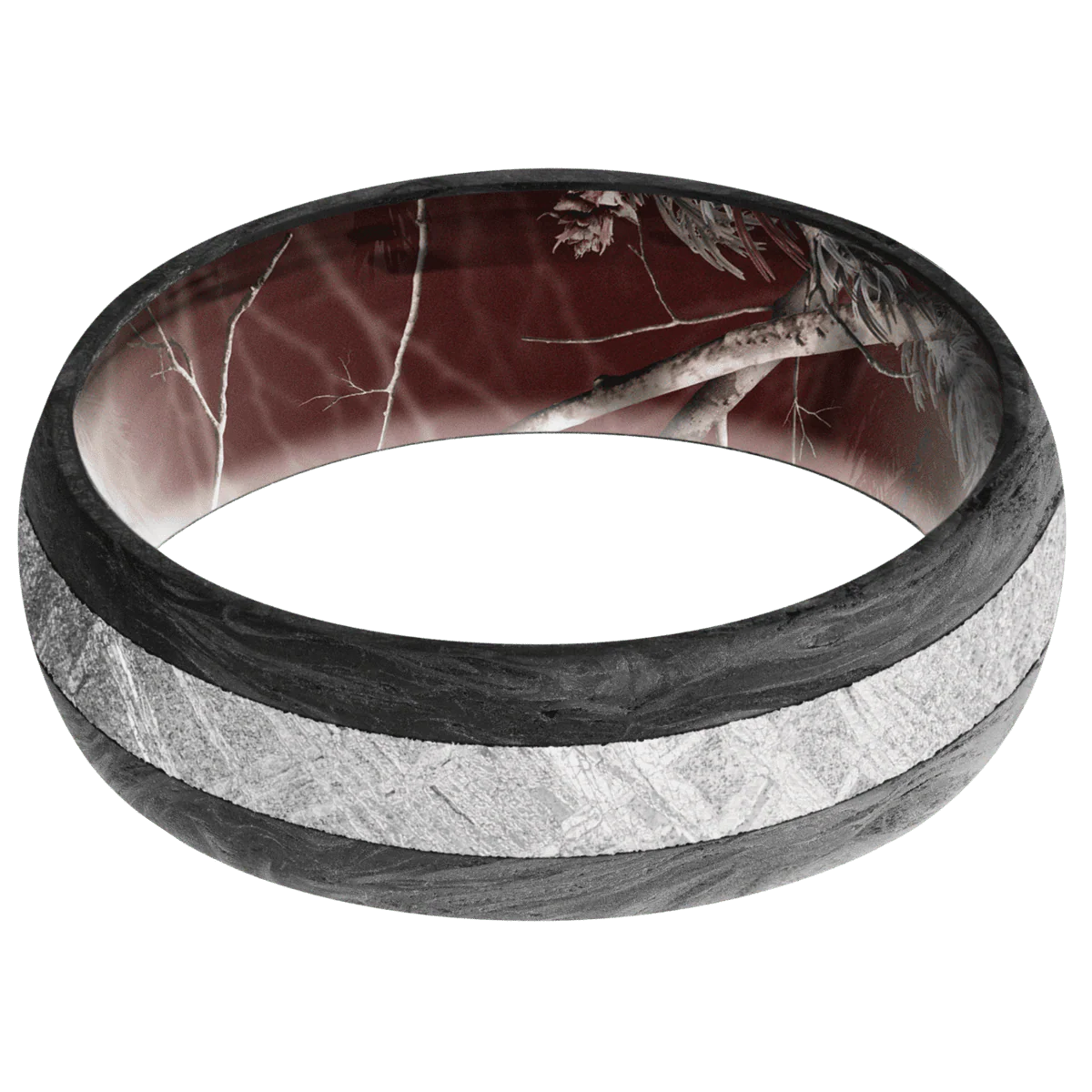 Forged Carbon Fiber + None Finish + RealTree APC Maroon - Image 3