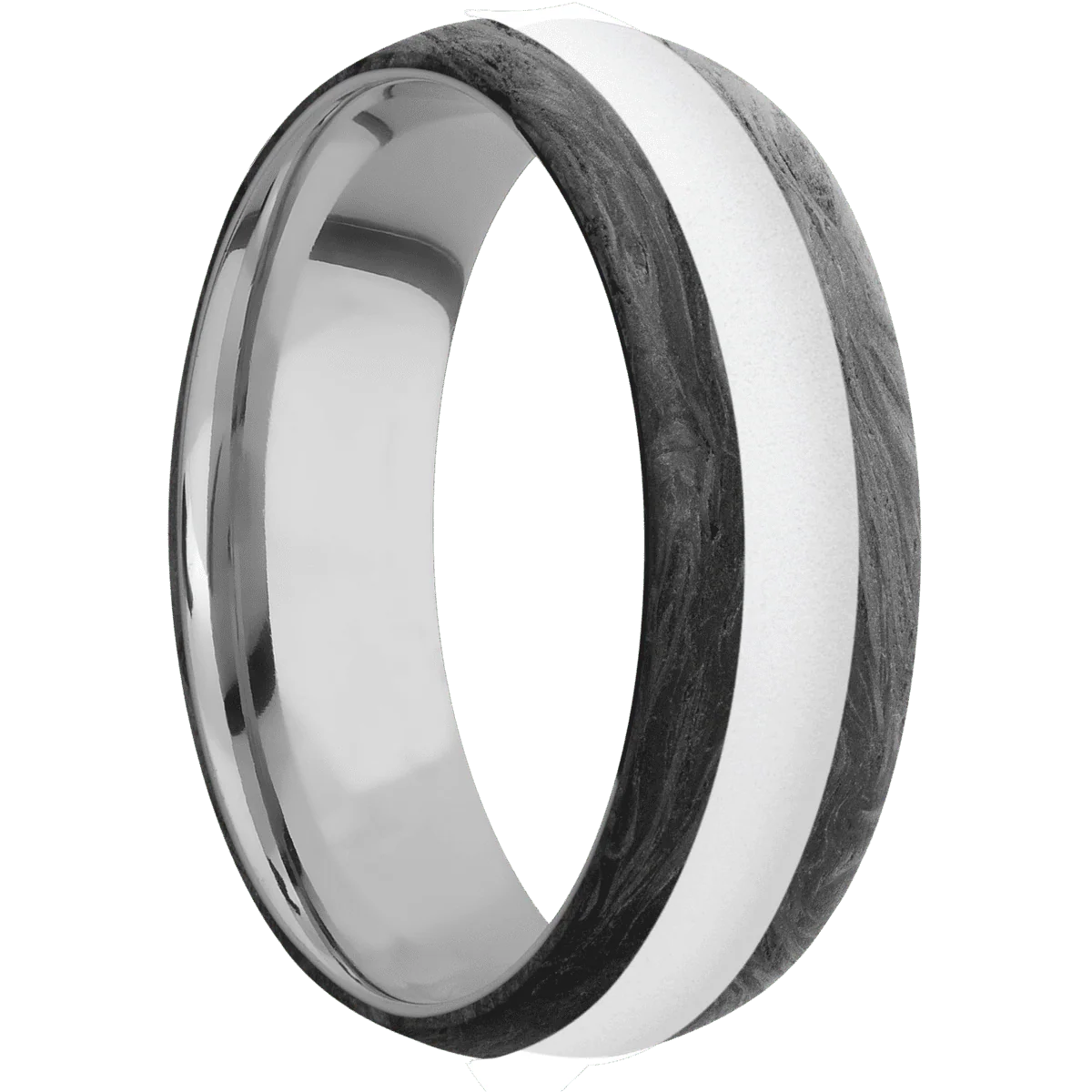 Forged Carbon Fiber + None Finish + Titanium