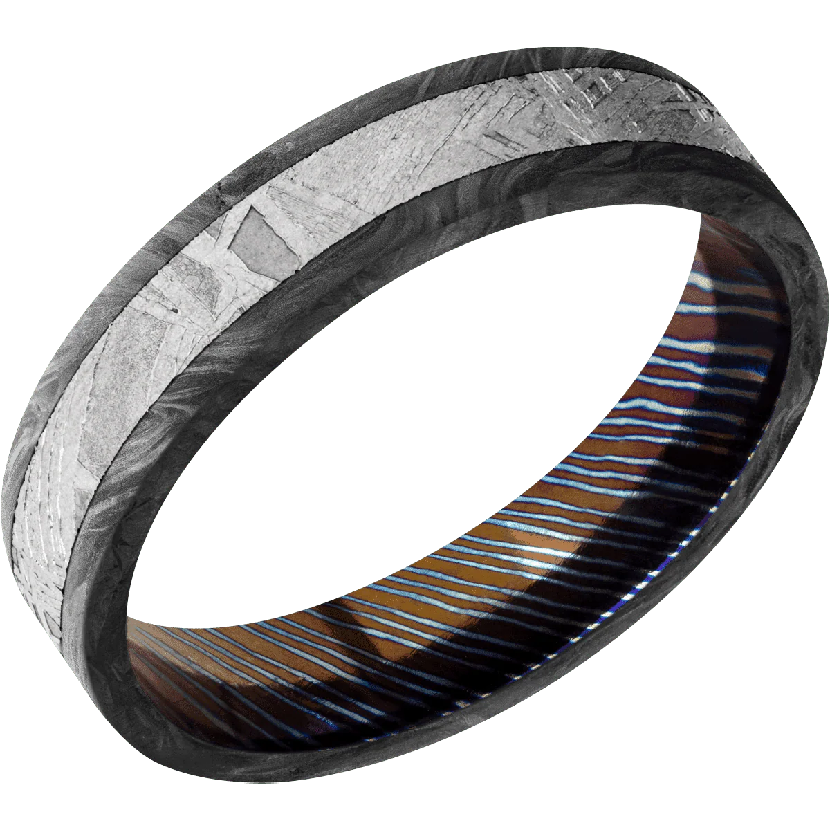 Forged Carbon Fiber + None Finish + Titanium Damascus - Image 2