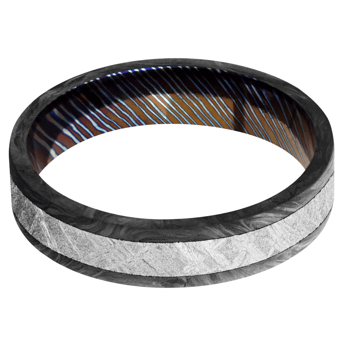 Forged Carbon Fiber + None Finish + Titanium Damascus - Image 3