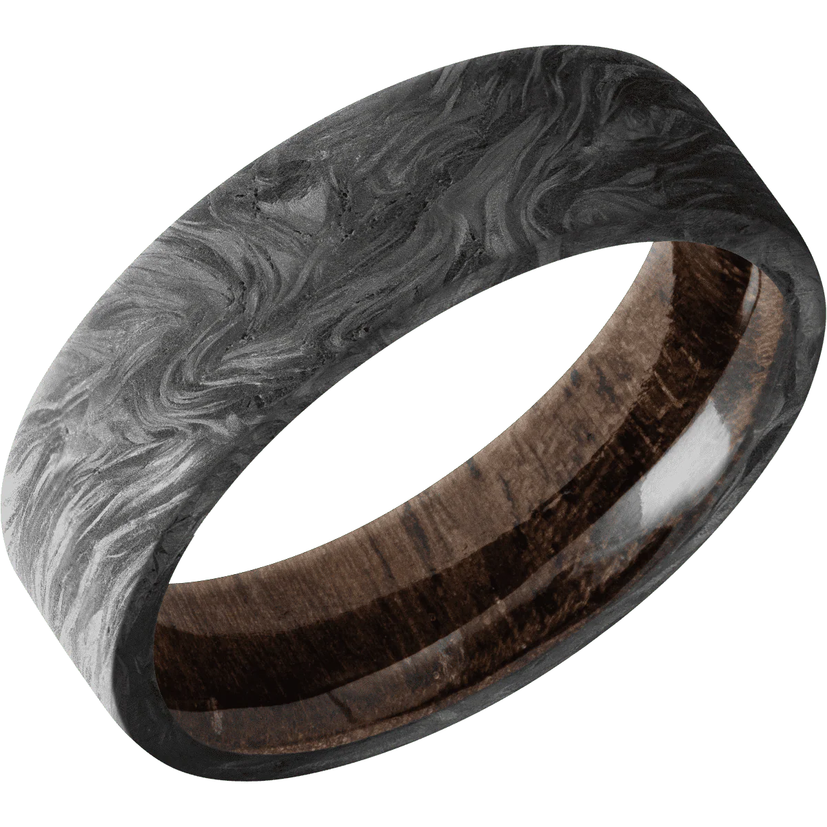 Forged Carbon Fiber + None Finish + Walnut - Image 2