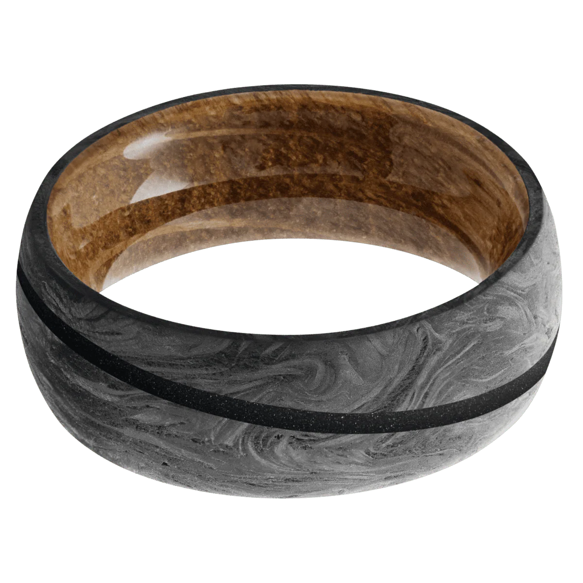 Forged Carbon Fiber + None Finish + Whiskey Barrel - Image 3