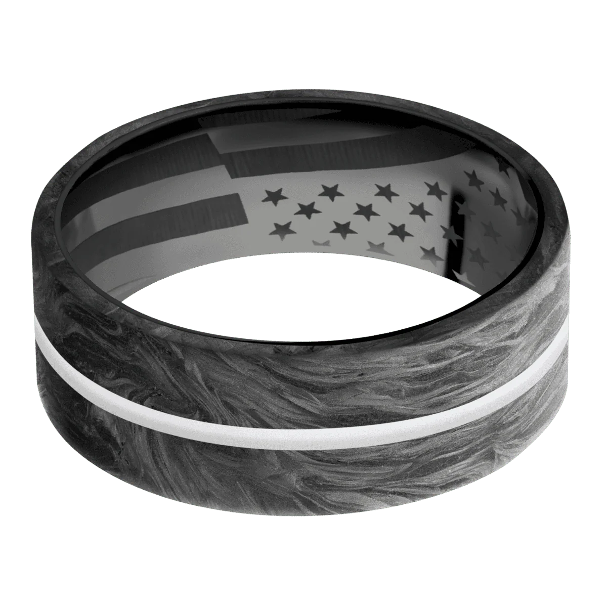 Forged Carbon Fiber + None Finish + Zirconium - Image 3
