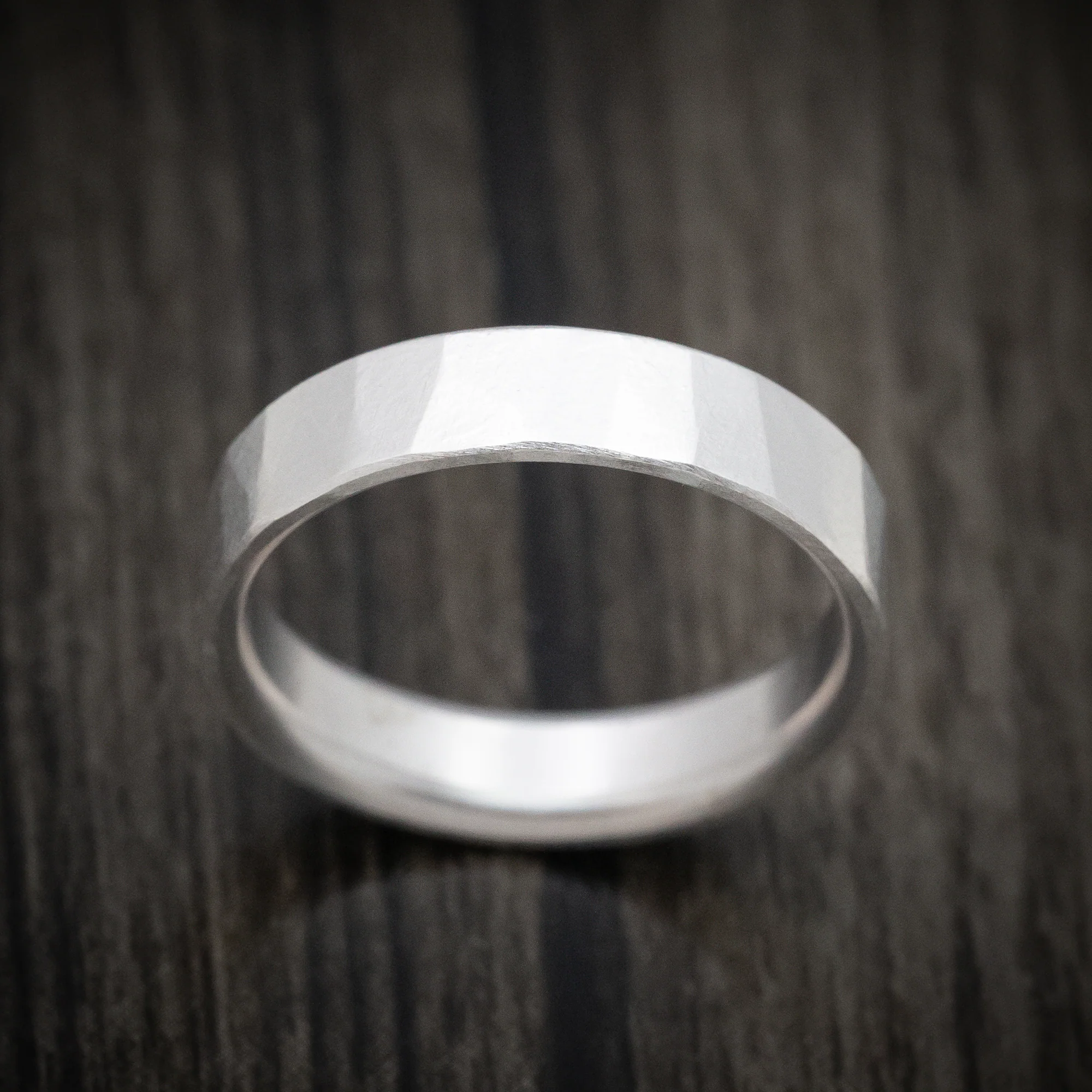 Hand-Forged 14K Gold Ring Custom Made Men's Band - Image 2