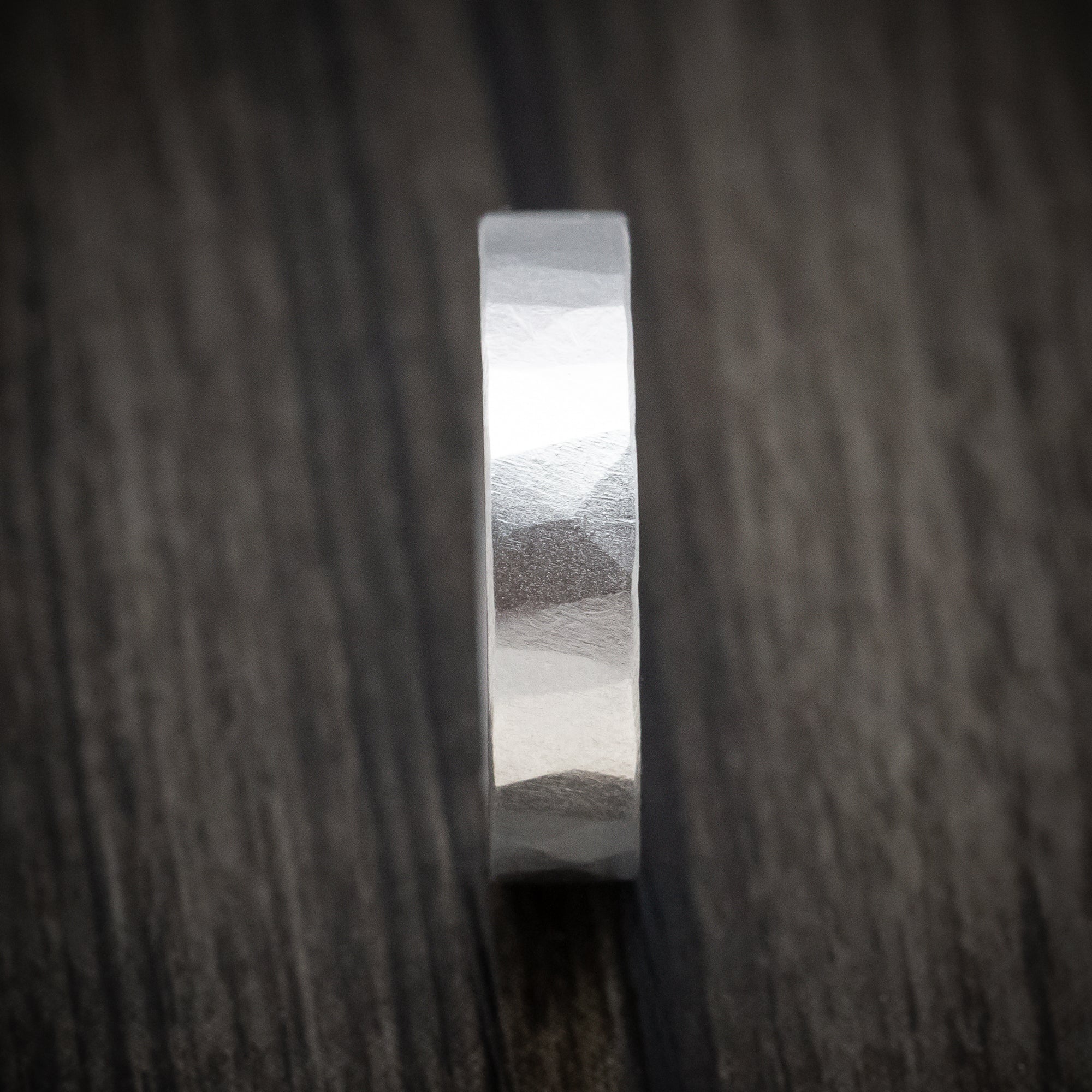 Hand-Forged 14K Gold Ring Custom Made Men's Band - Image 3