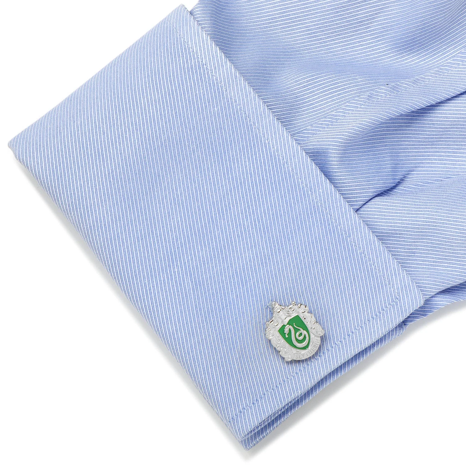 Harry Potter Slytherin Crest Cufflinks - Image 3