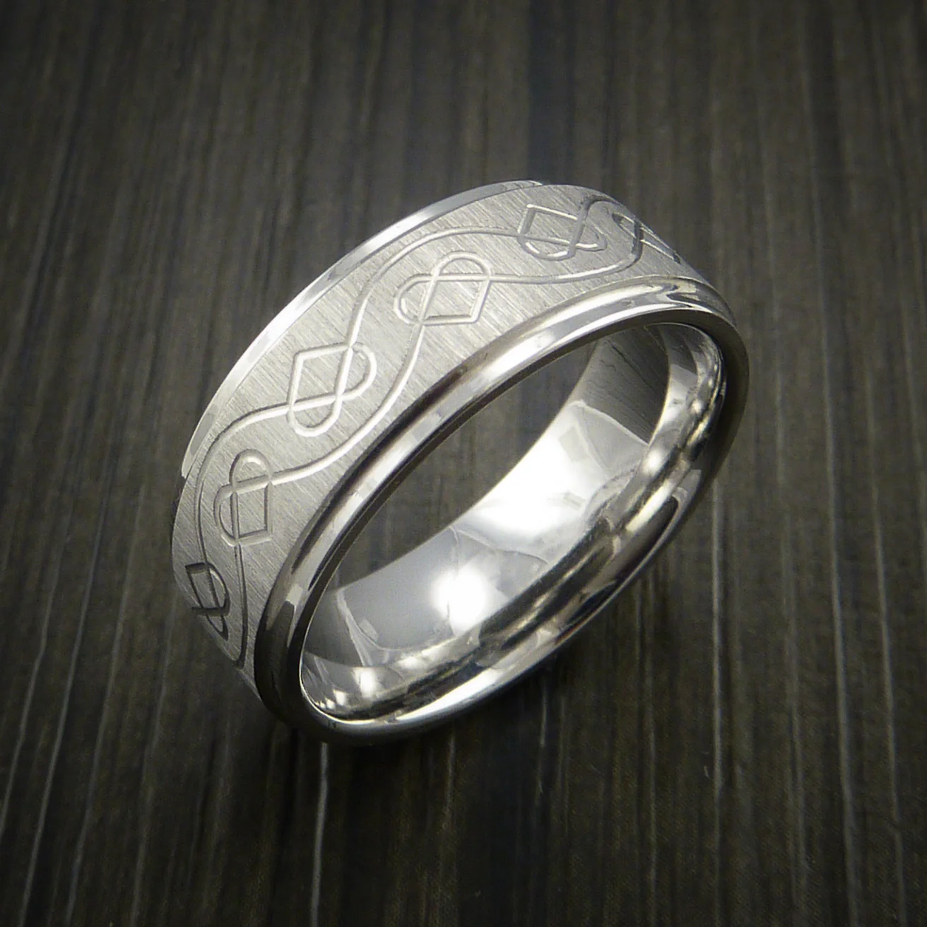 Inconel Celtic Heart Cerakote Men's Band - Image 3