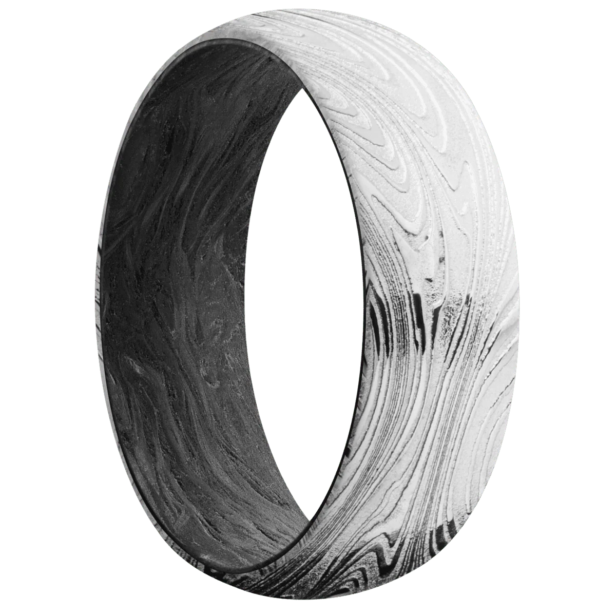 Marble + Polish Finish + Forged Carbon Fiber