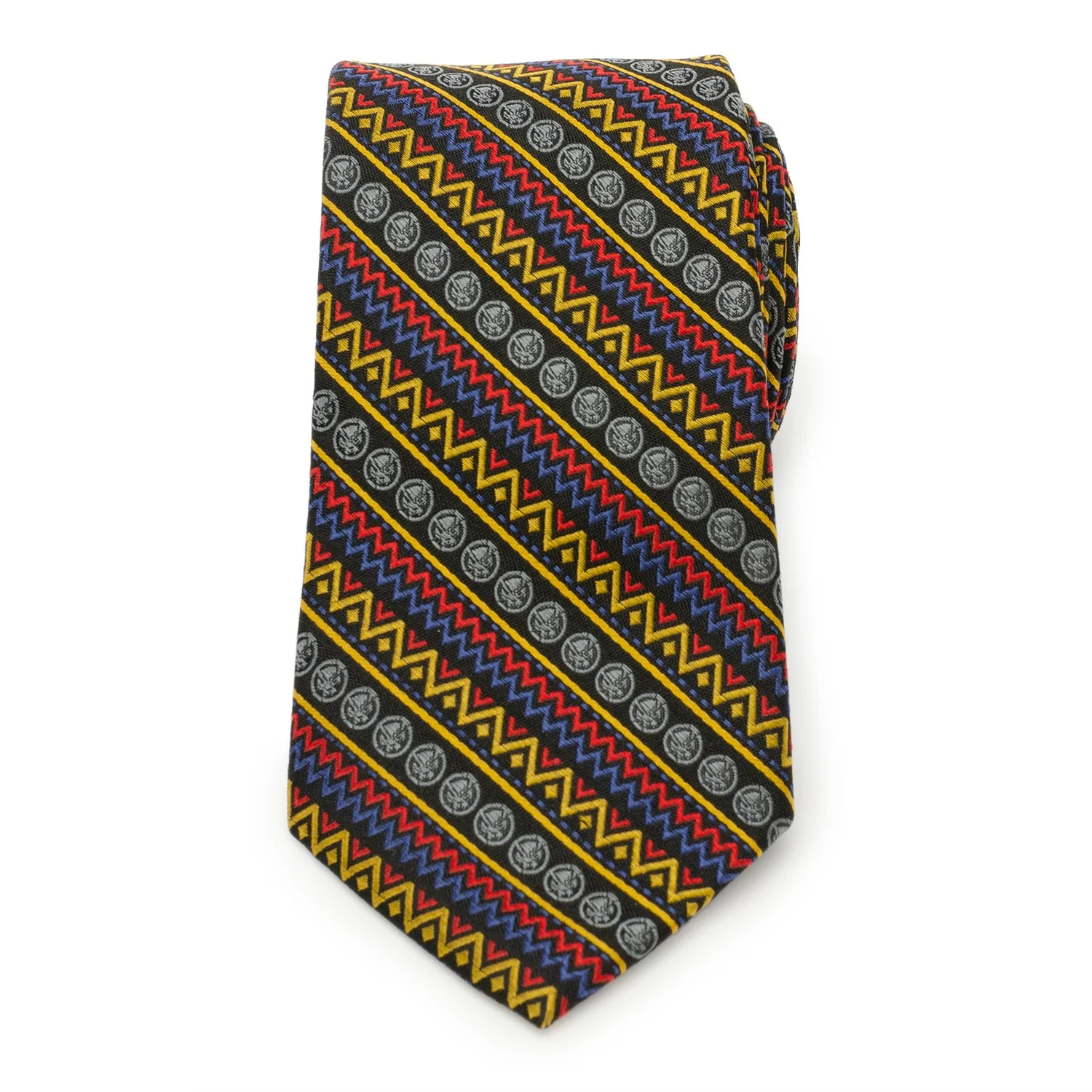Marvel Black Panther Tribal Stripe Men's Tie - Image 3