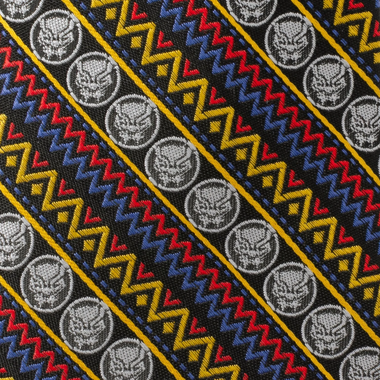 Marvel Black Panther Tribal Stripe Men's Tie - Image 4