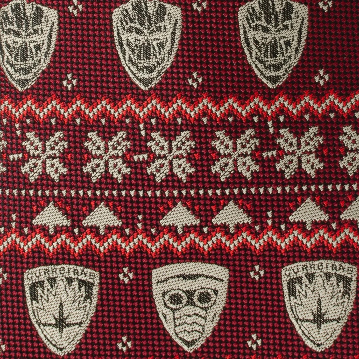 Marvel Guardians of the Galaxy Fair Isle Red Men's Tie - Image 4