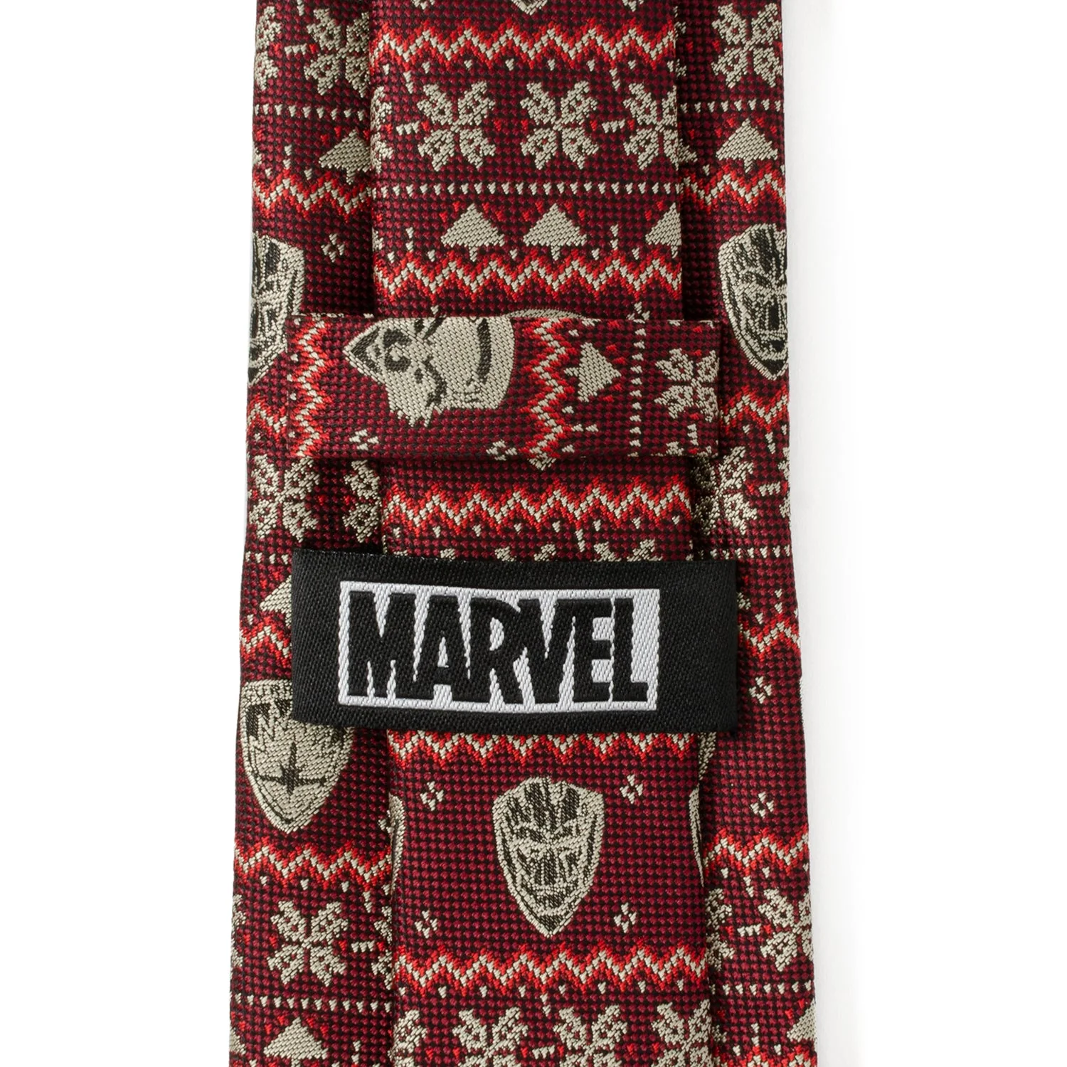 Marvel Guardians of the Galaxy Fair Isle Red Men's Tie - Image 5