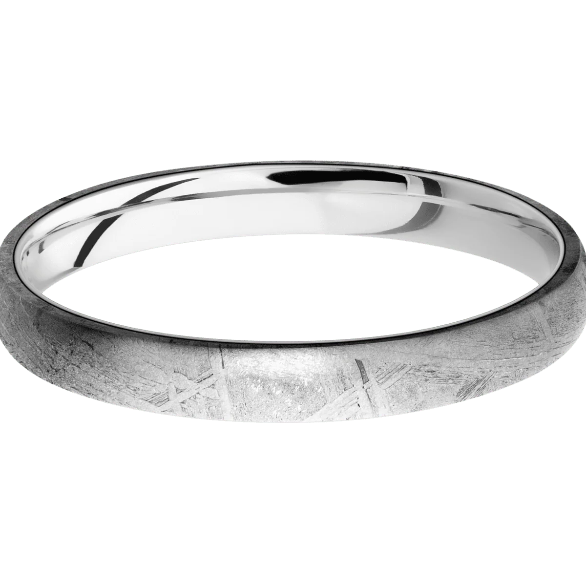 Meteorite + None Finish + 10K White Gold - Image 3