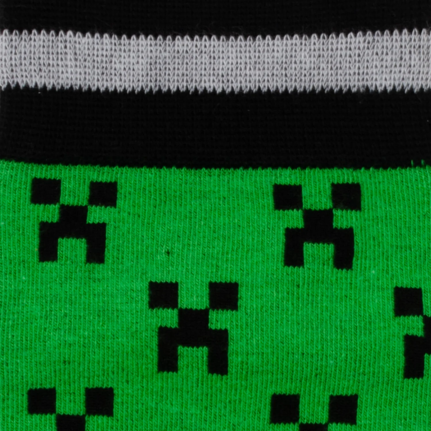 Minecraft Creeper Green Father/Son Sock Set - Image 5
