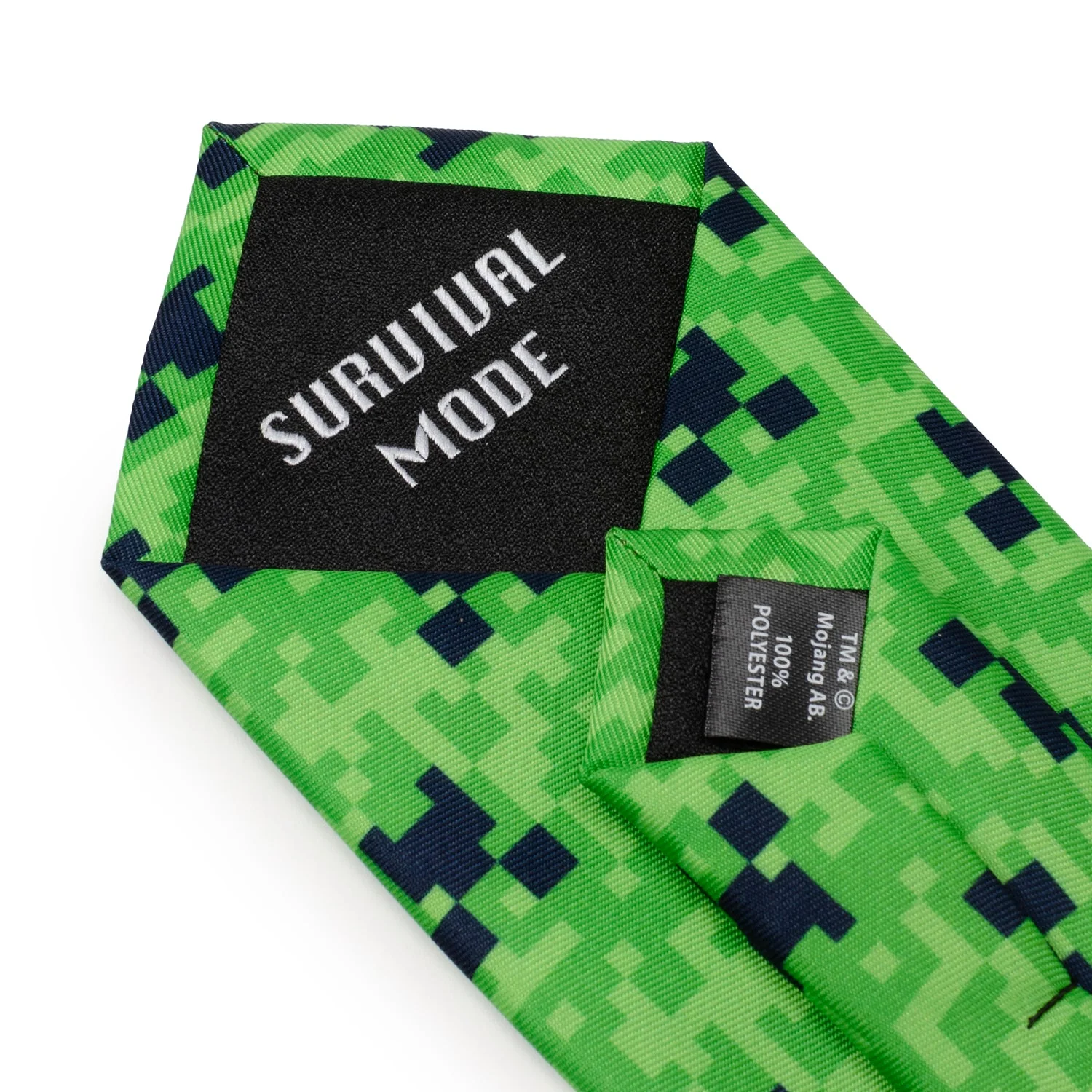 Minecraft Creeper Green Father/Son Tie Set - Image 4
