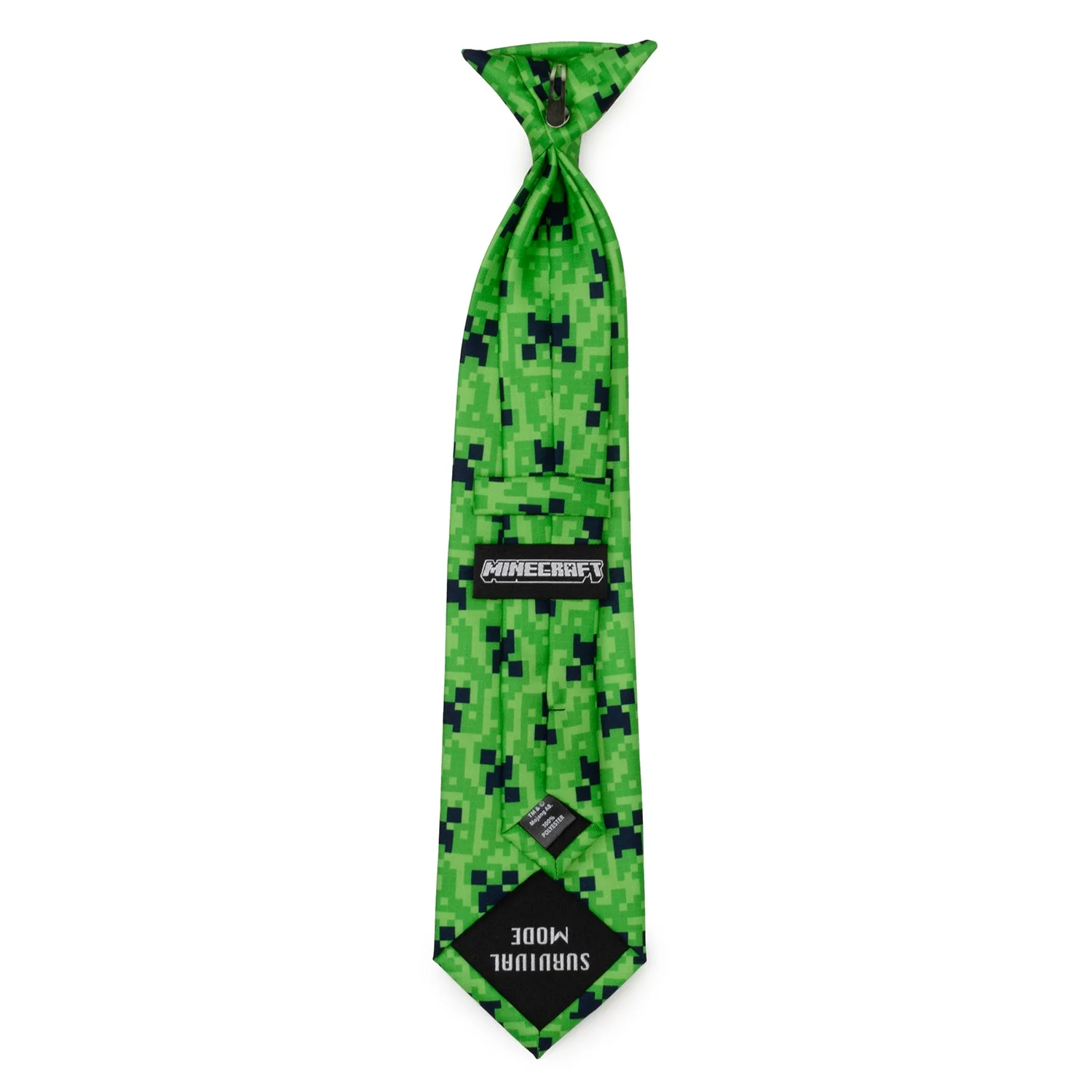 Minecraft Creeper Green Father/Son Tie Set - Image 7