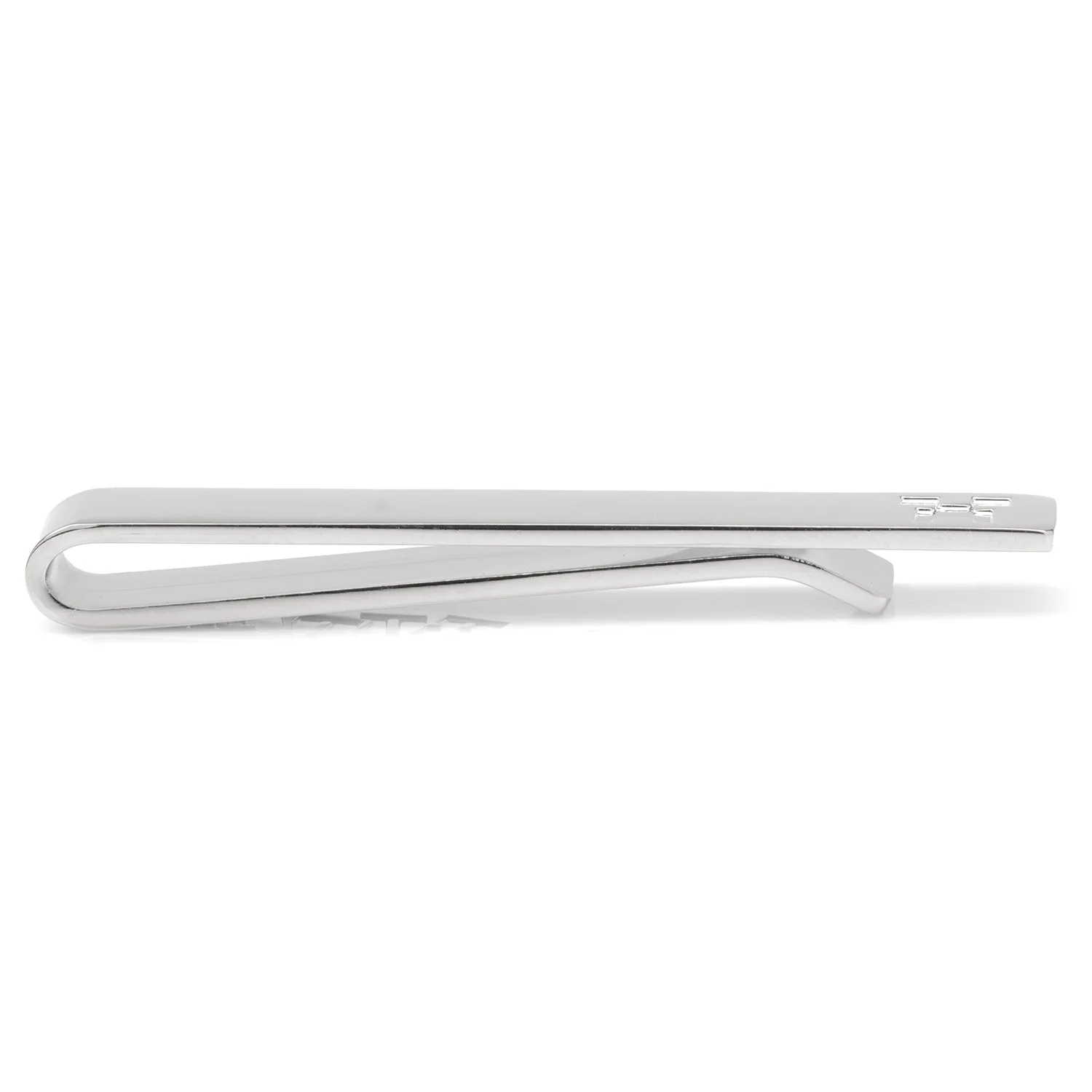 Minecraft Creeper Hidden Message Silver Tie Bar - Image 4