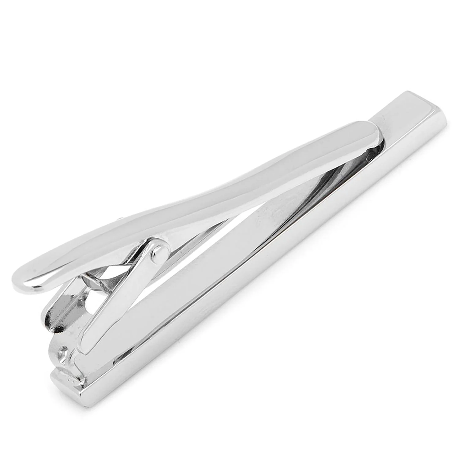 Navy Enamel Inlaid Tie Clip - Image 3