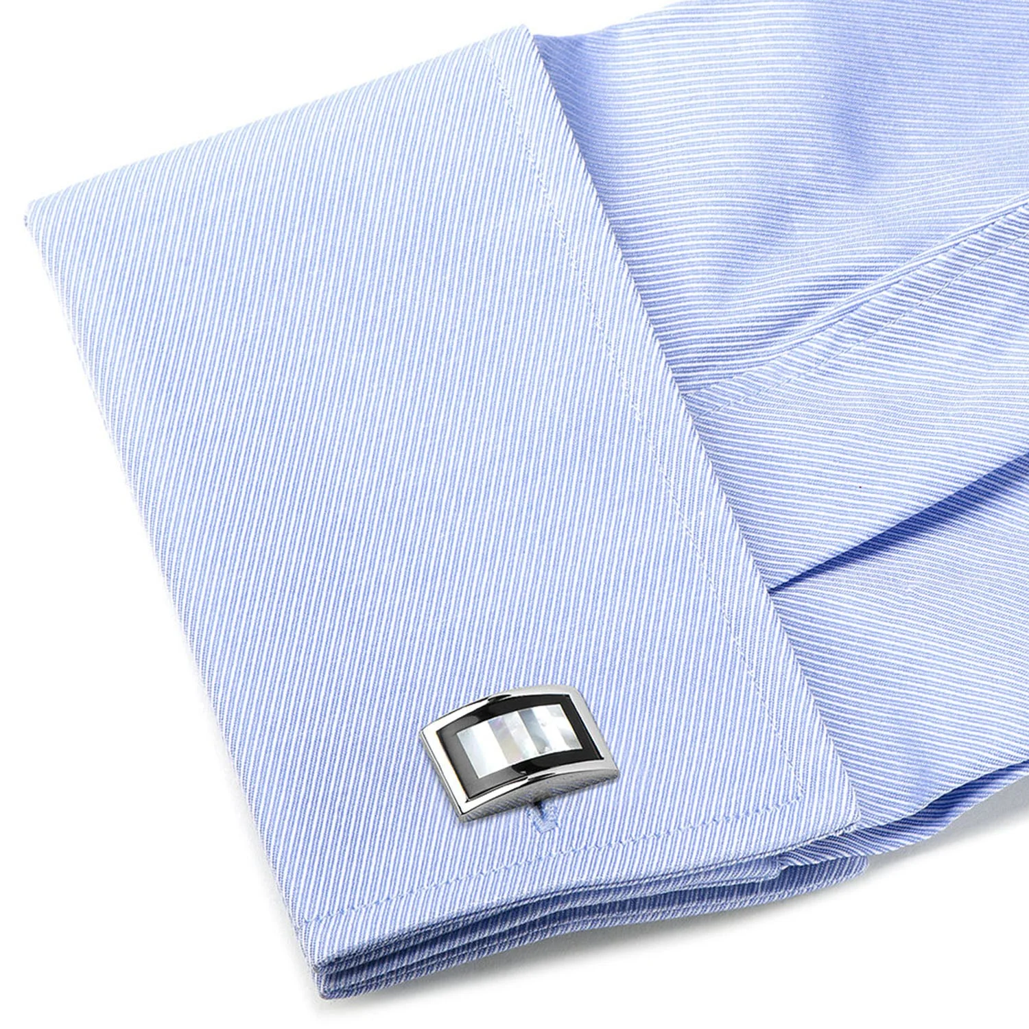 Onyx and Mother of Pearl Key Cufflinks - Image 3