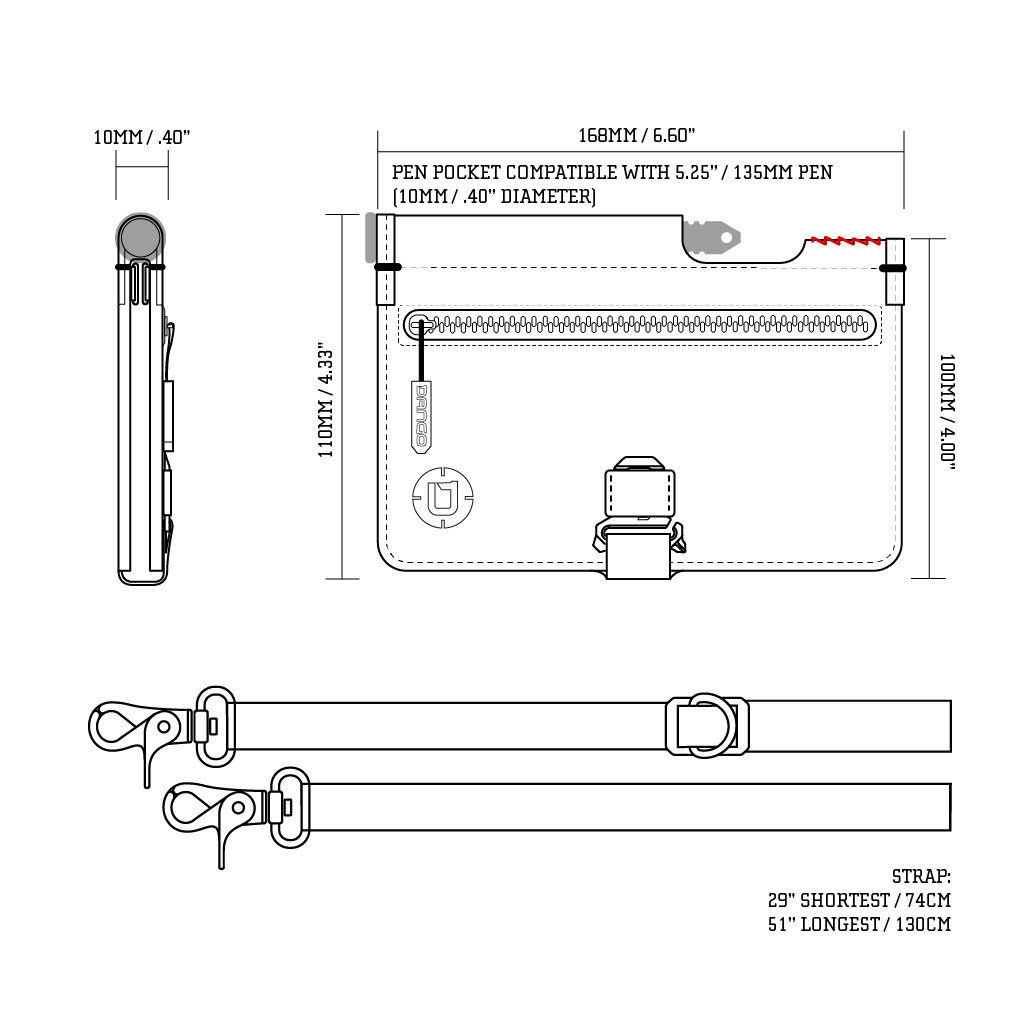P02 PIONEER™ TRAVEL WALLET with PEN & NOTEBOOK - Image 21