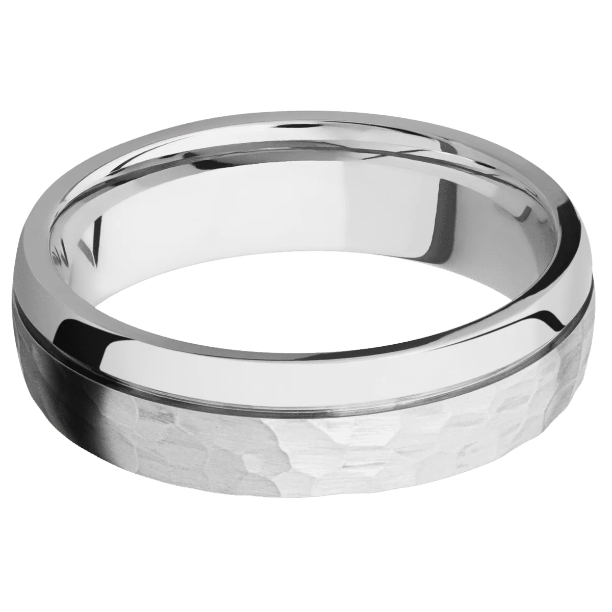Palladium Silver + Hammer , Polish Finish - Image 3