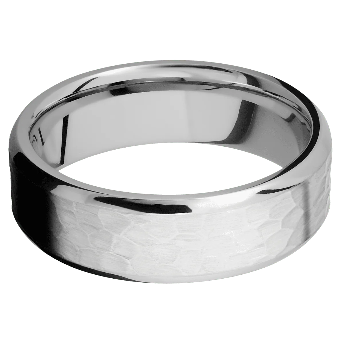 Palladium Silver + Hammer , Polish Finish - Image 3