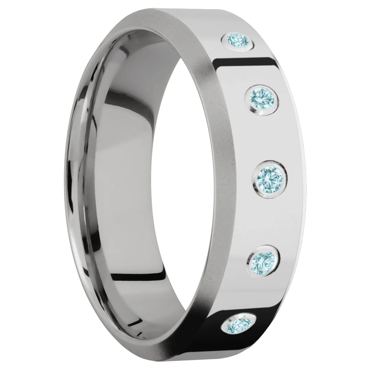 Palladium Silver + Polish , Bead Finish