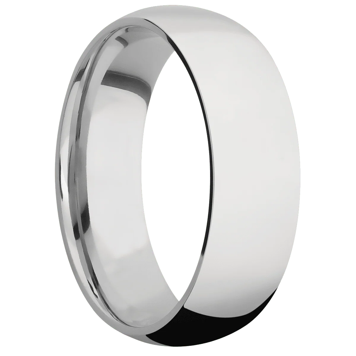 Palladium Silver + Polish Finish